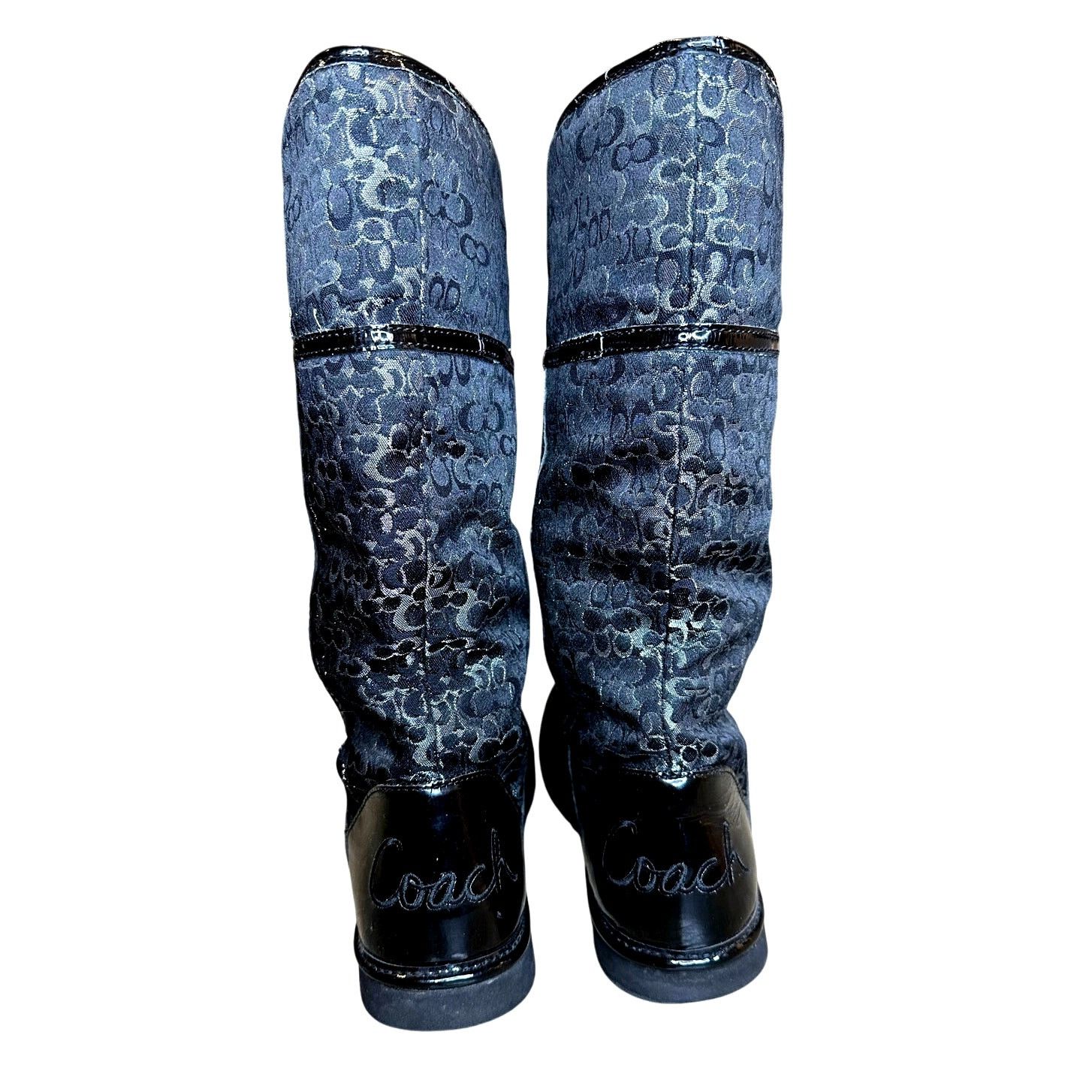 Coach Coach Signature Nikole Womens Sz 7B Roll Down Winter boots Size US 7 / IT 37 - 2 Thumbnail