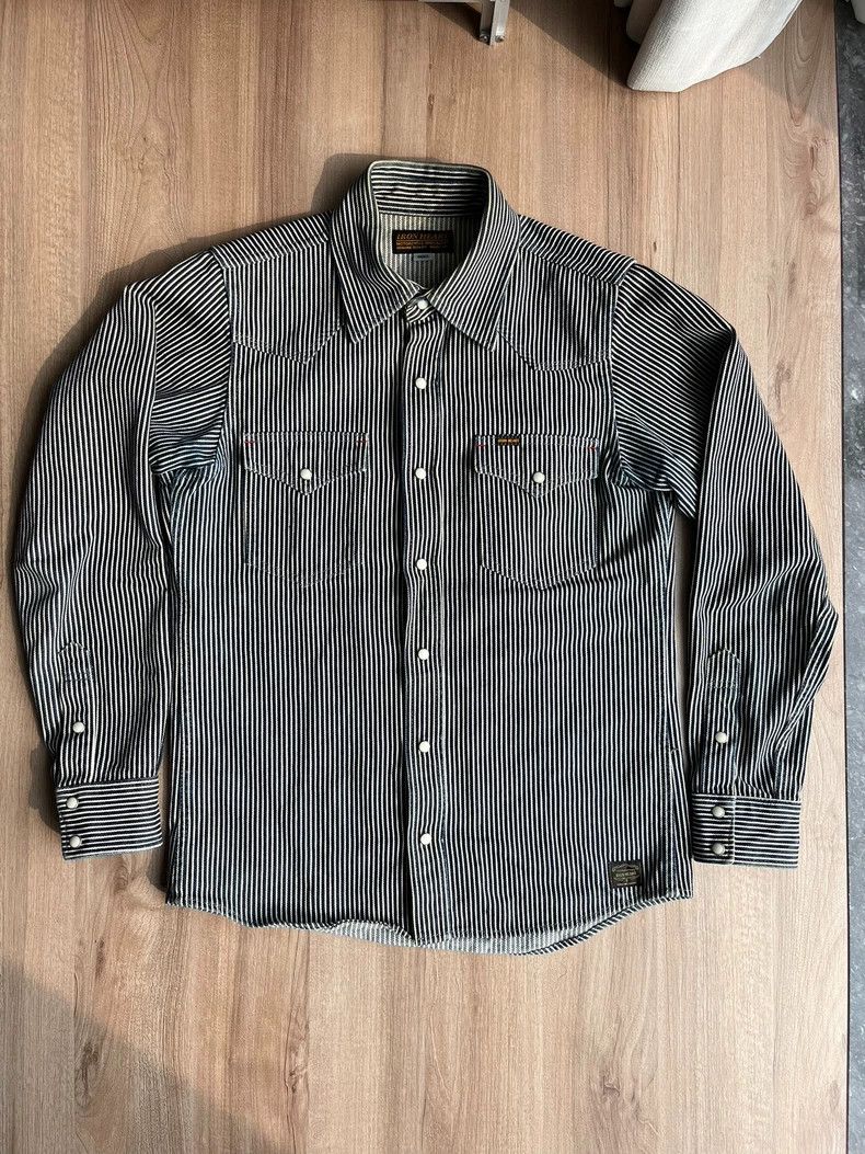 Iron Heart Iron Heart heavy weight 21oz striped shirt Size US S / EU 44-46 / 1 - 2 Thumbnail