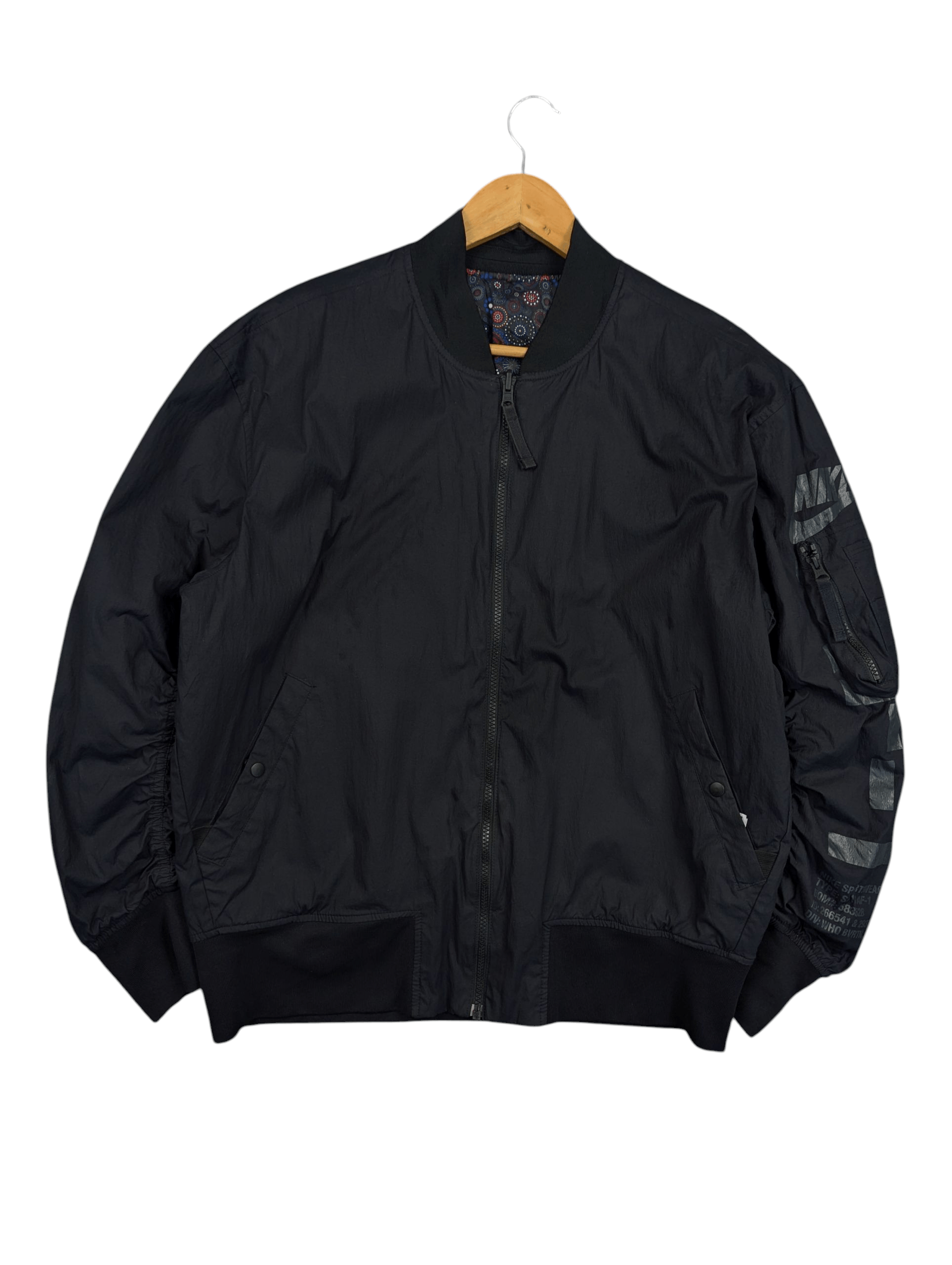Nike Nike Aviator Reversible Bomber Flight Jacket Size US XL / EU 56 / 4 - 2 Thumbnail