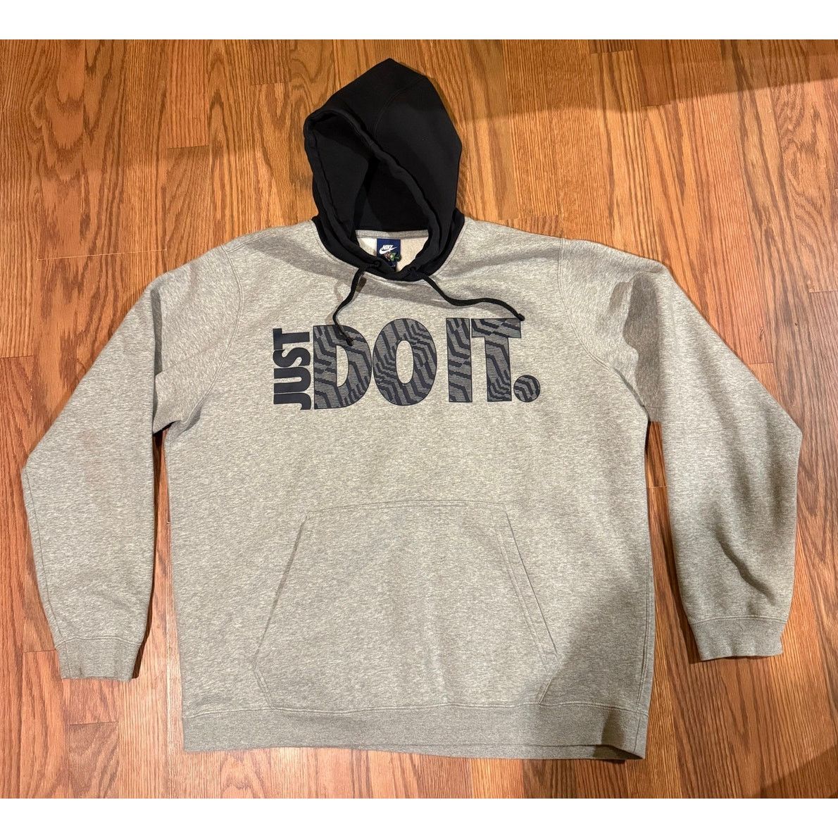 Nike Vintage Nike Just Do It Hoodie Size XXL Size US XL / EU 56 / 4 - 1 Thumbnail