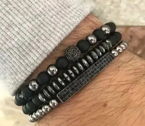 Jewelry 3 Layer Beads barcelet Size ONE SIZE - 4 Thumbnail