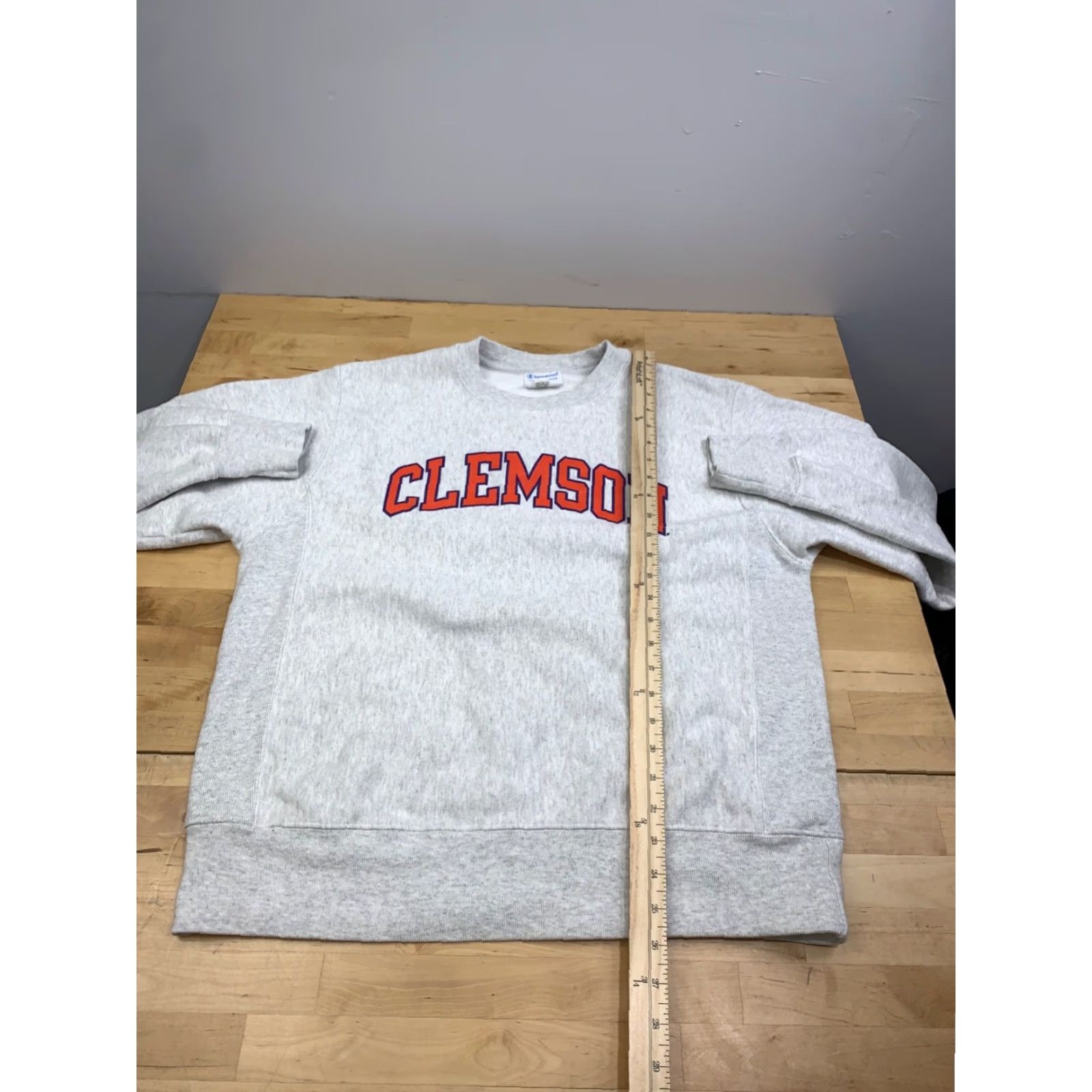 Champion VINTAGE Champion Reverse Weave Sweatshirt Clemson Tigers Gray M 90s Mens Size US M / EU 48-50 / 2 - 6 Thumbnail