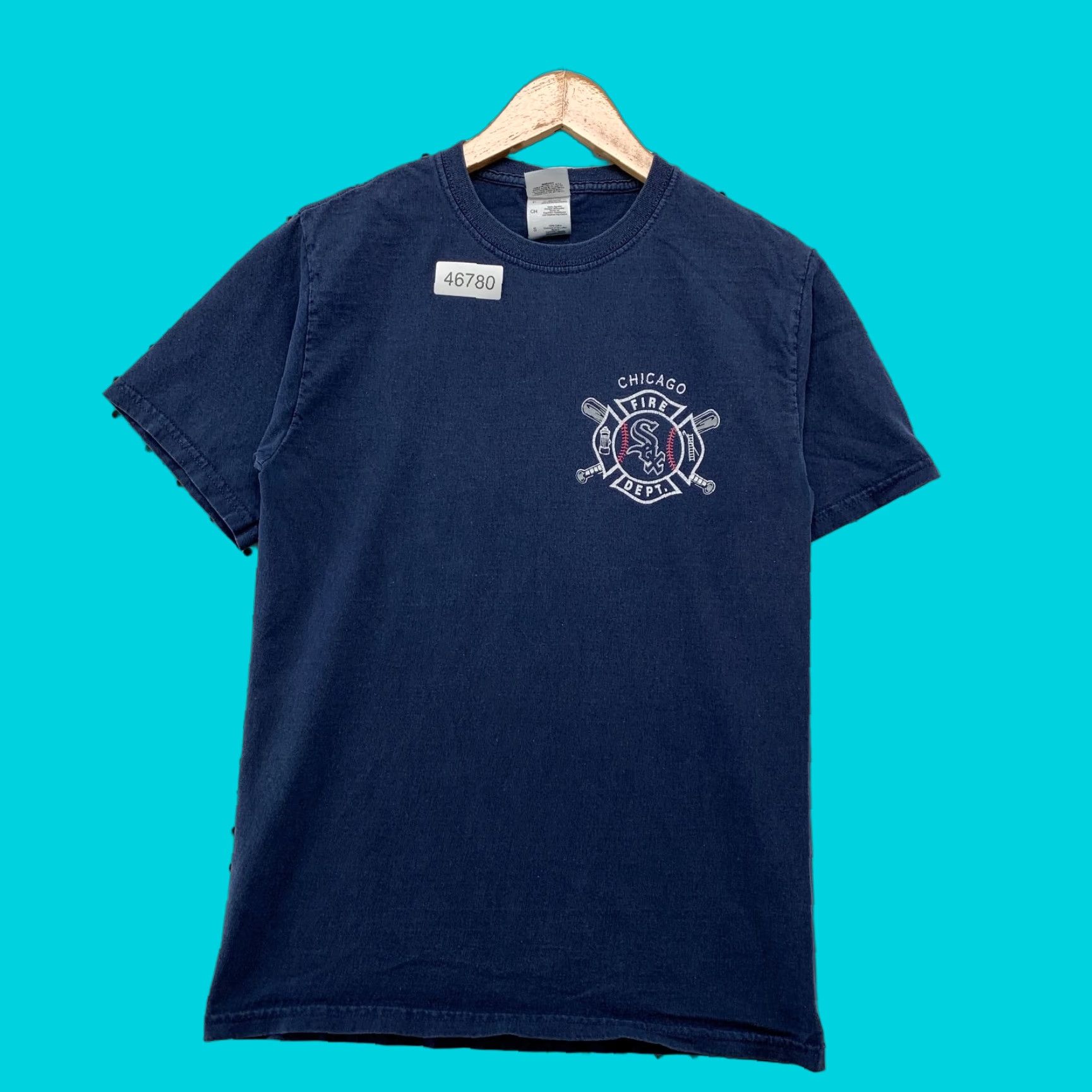 MLB CFD Chicago Fire Department White Sox Shirt Mens Small Blue MLB Baseball Shirt Size US S / EU 44-46 / 1 - 1 Thumbnail