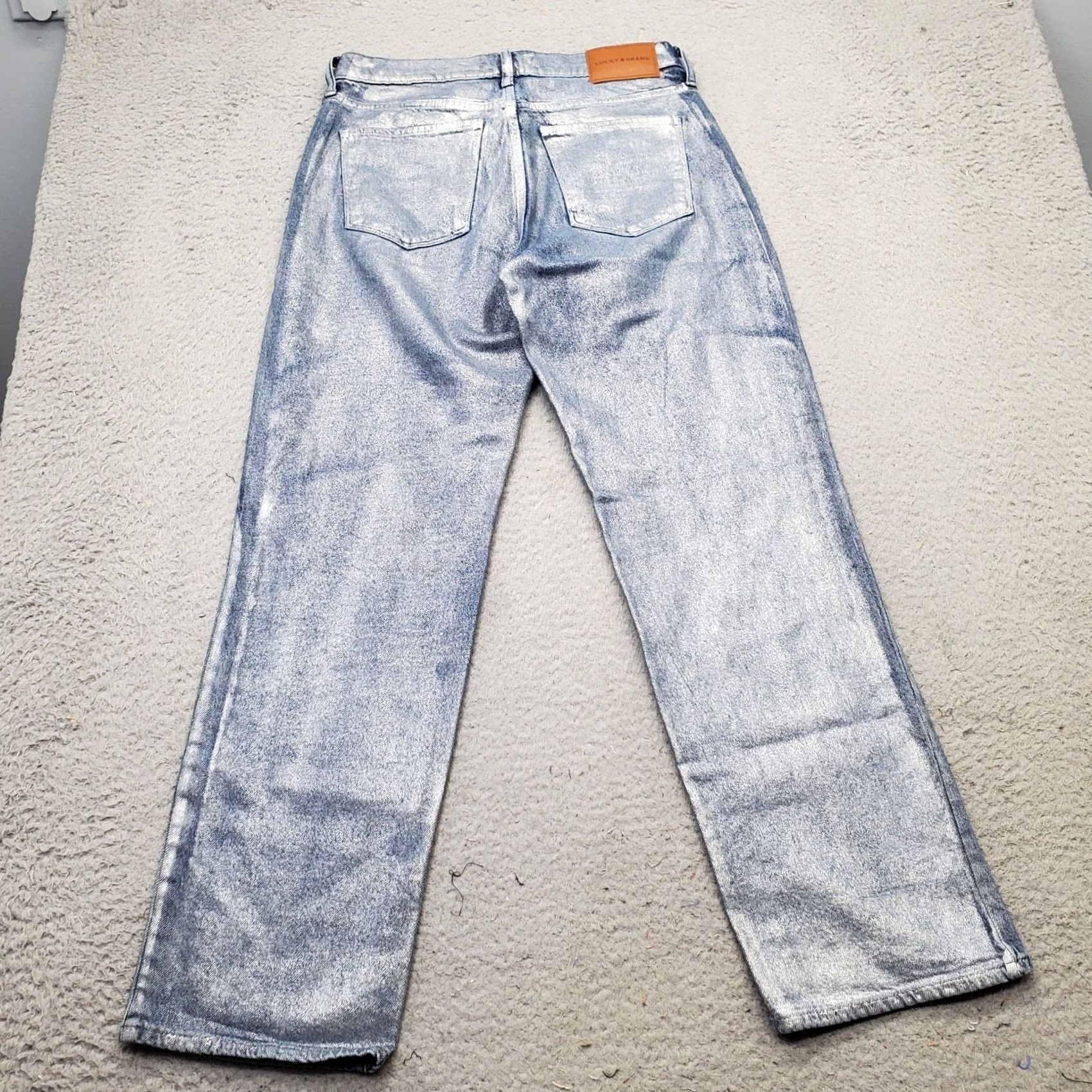 Lucky Brand Lucky Brand Jeans Womens 6/28 Denim High Rise 5-Pocket Design Straight Leg Jeans Size 28" / US 6 / IT 42 - 2 Thumbnail