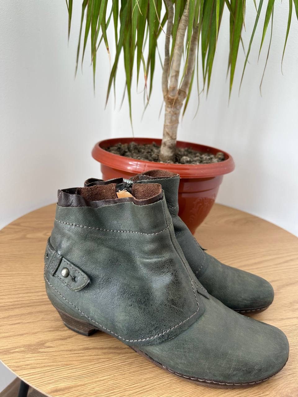 A.S.98 × Japanese Brand × Vintage Vintage A.S.98 Airstep Japanese Leather Green Zip Shoes Size US 6 / IT 36 - 10 Thumbnail