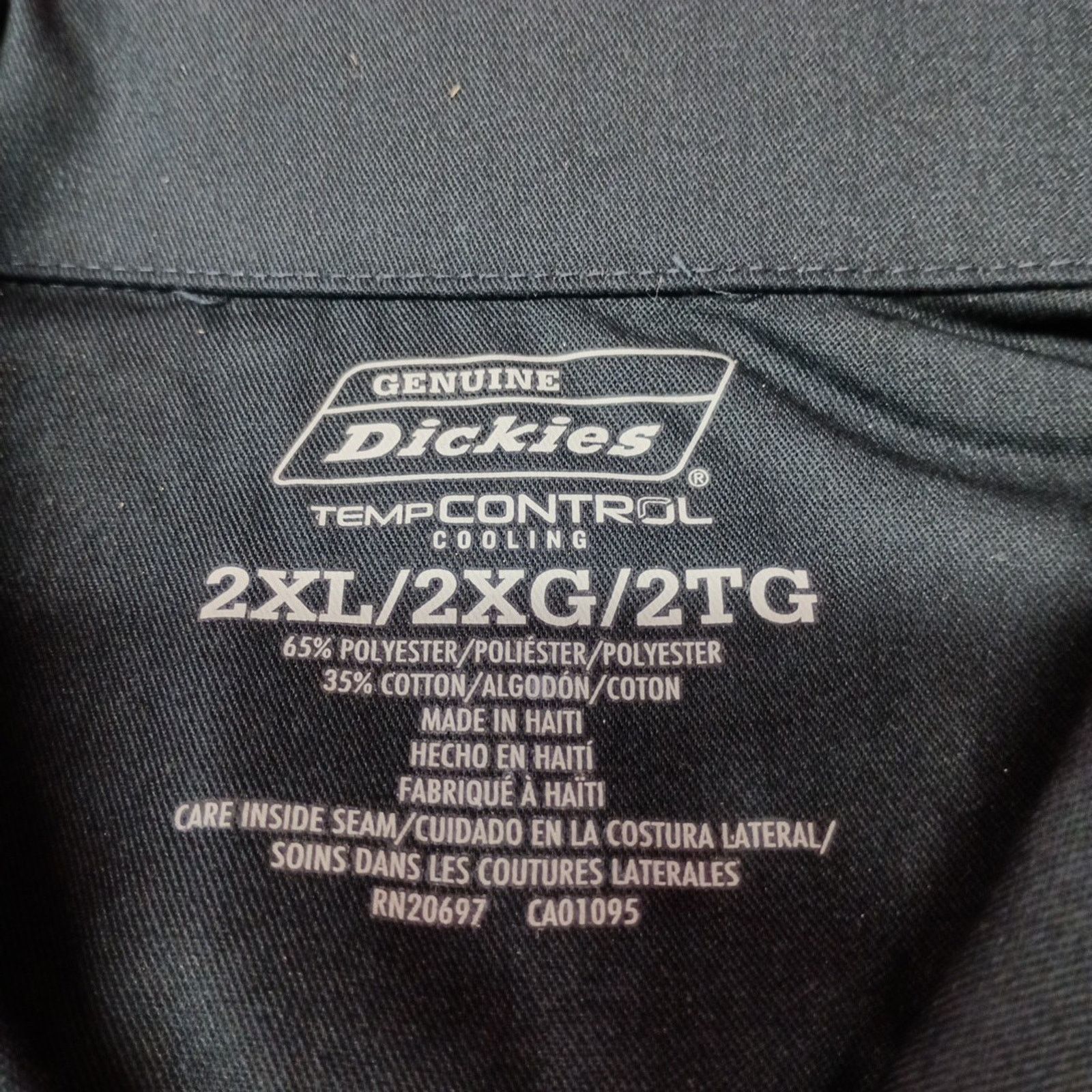 Dickies Dickies Essential Work Shirt Mens Size 2XL Blue Temp Control Size US XXL / EU 58 / 5 - 4 Thumbnail