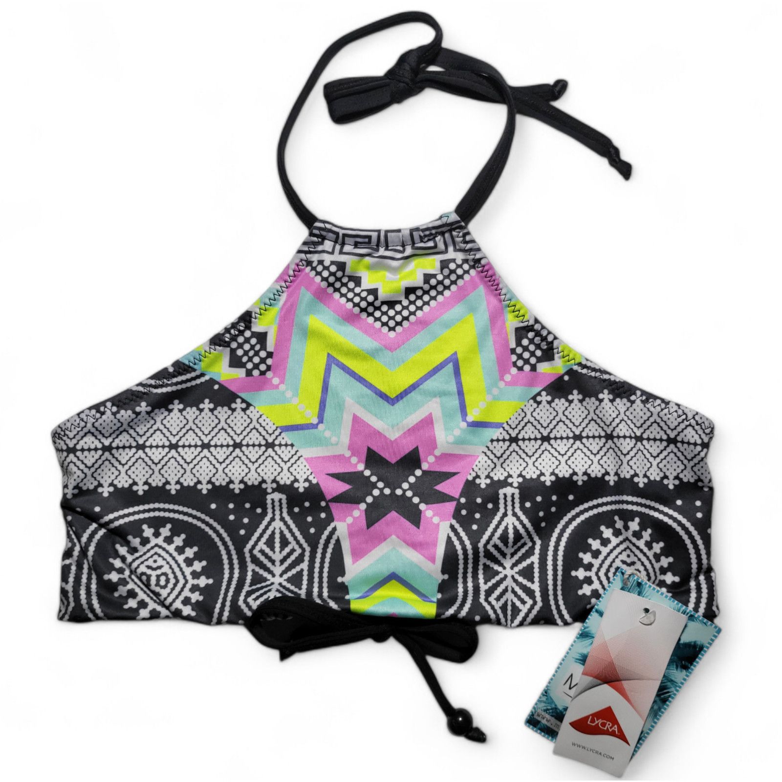 Other NWT MILONGA Beachwear Yucatan Reversible Halter Bikini Top Size M / US 6-8 / IT 42-44 - 2 Thumbnail