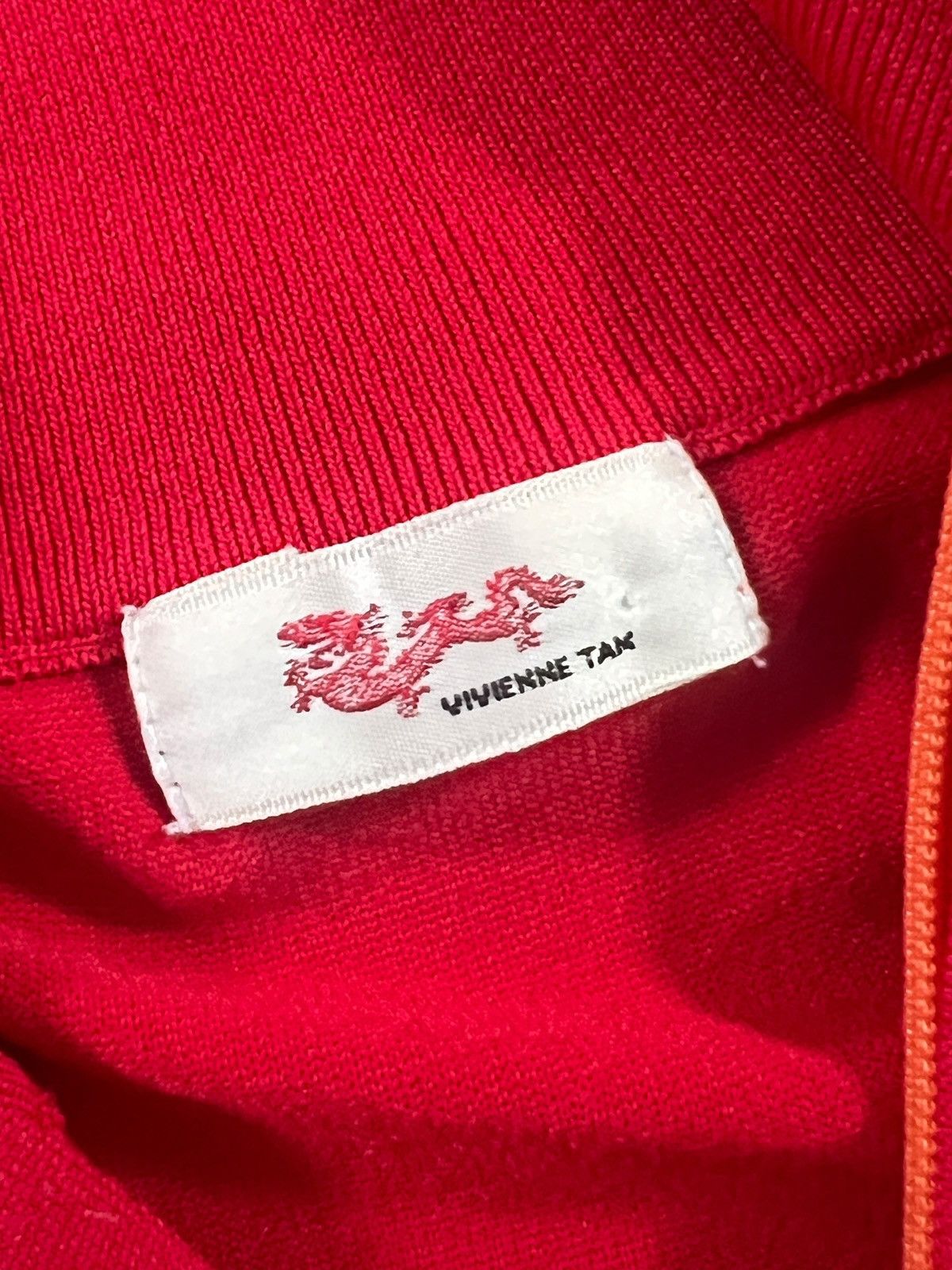 Vivienne Tam Vintage Vivienne Tam Dragon Patch Zipper Track Sweater Size XS / US 0-2 / IT 36-38 - 8 Thumbnail