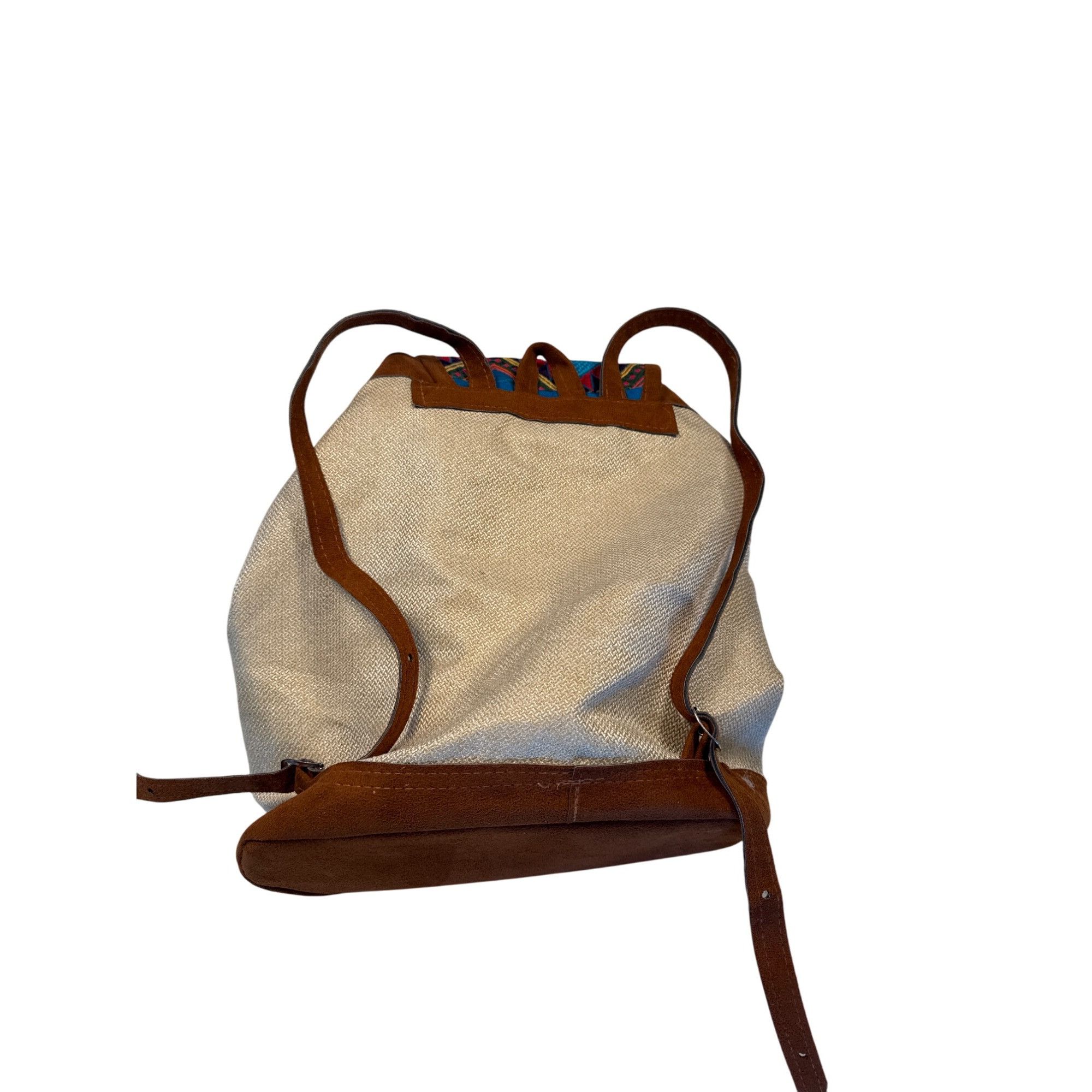 Other Colorful Geometric Pattern Hobo Backpack 15x13.5 Inches SKU Size ONE SIZE - 6 Thumbnail