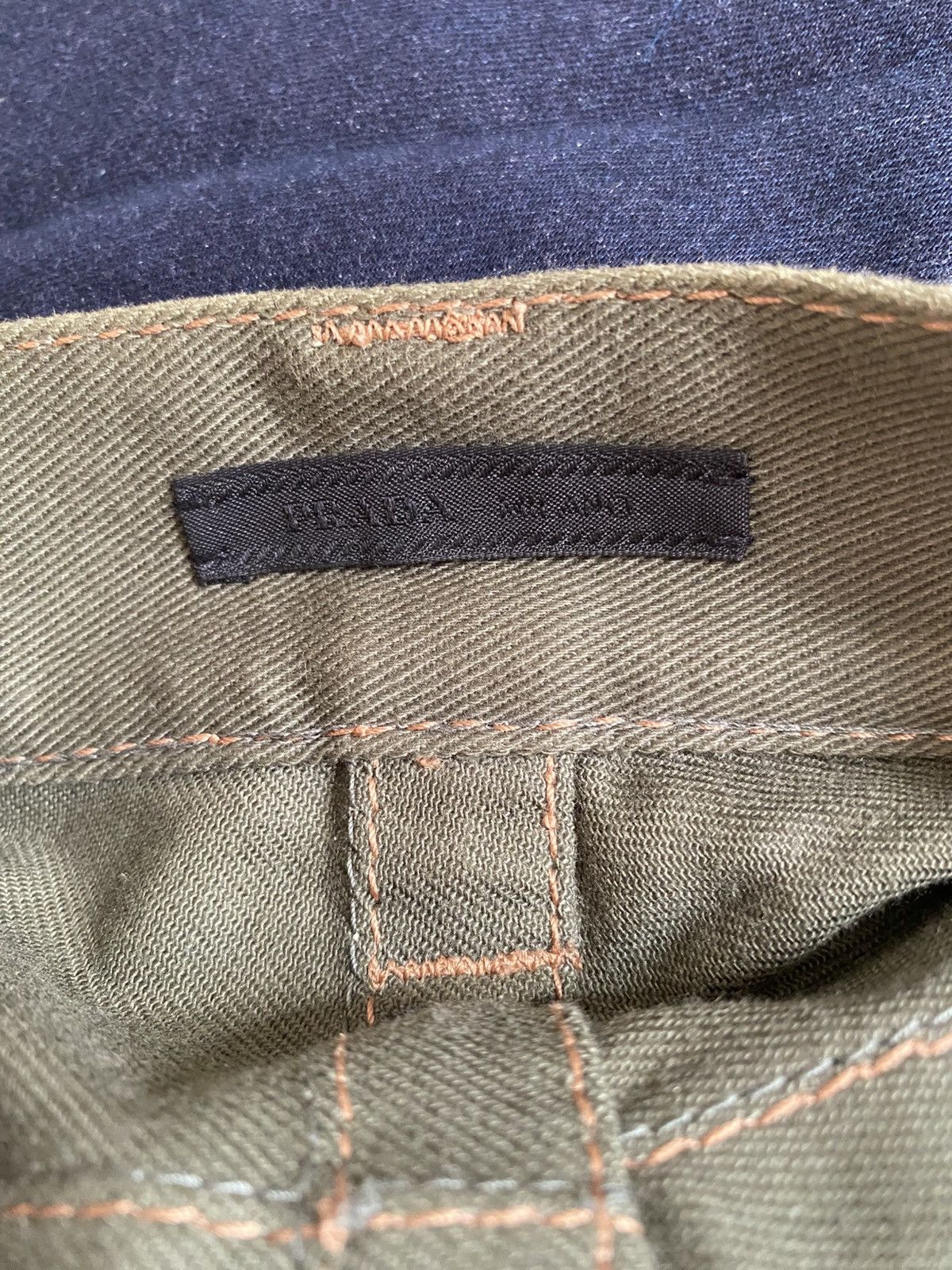 Prada 10ss contrast stitch trousers Size US 31 - 9 Thumbnail