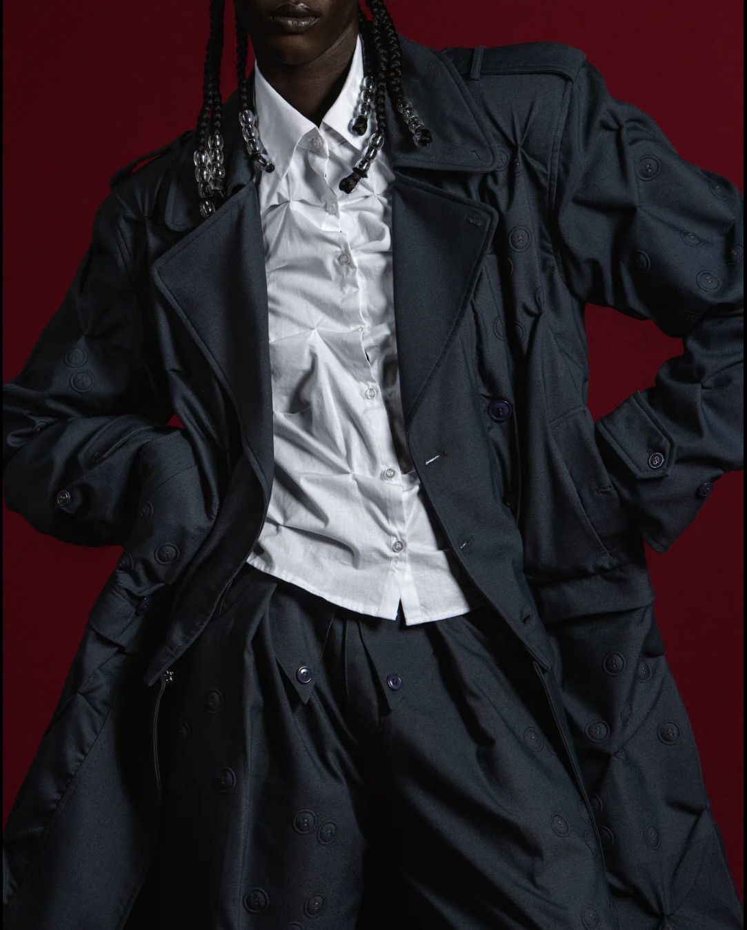 Bad Son Badson Buttons Convertible Coat Size US M / EU 48-50 / 2 - 5 Thumbnail