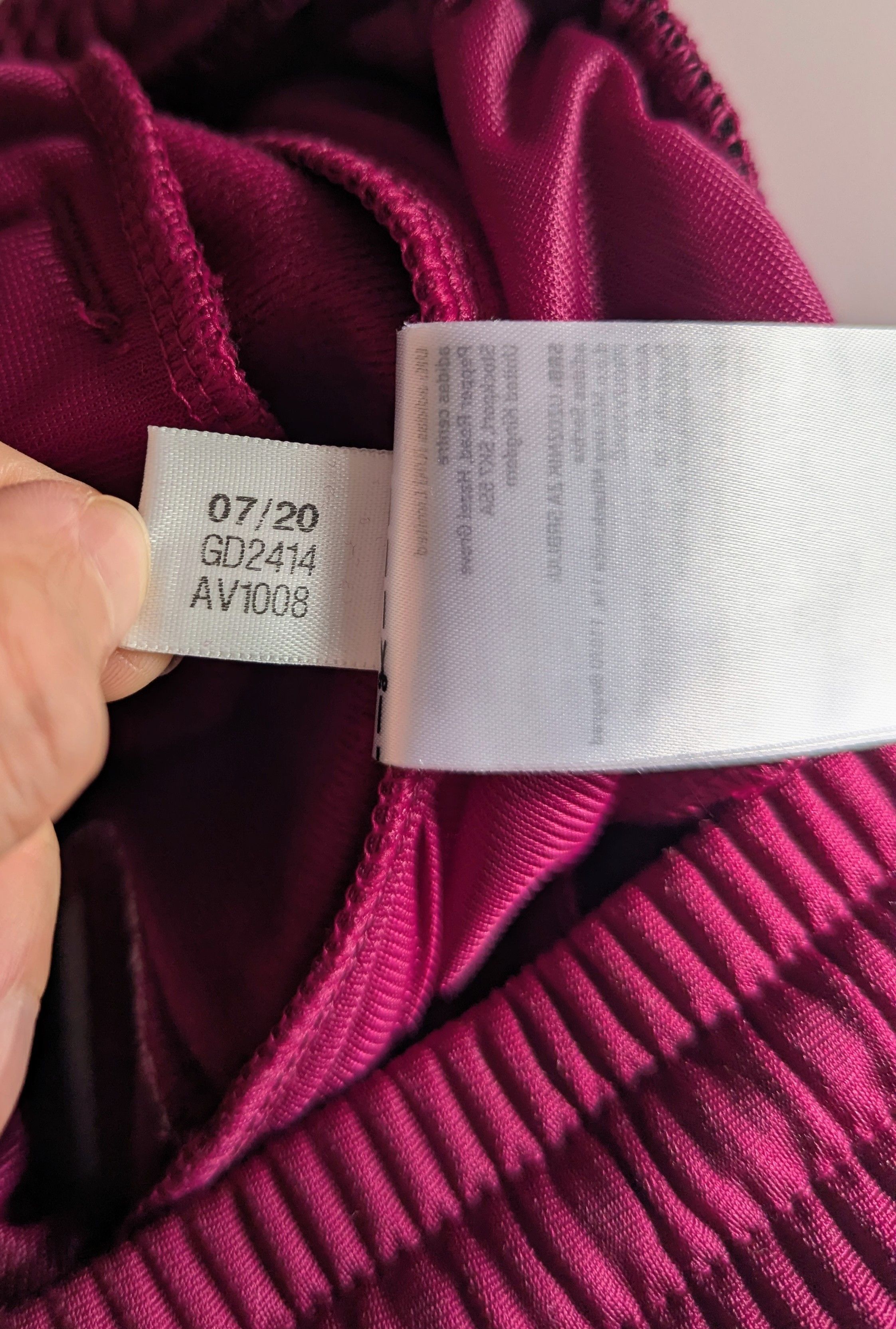 Adidas Rare adidas x Daniëlle Cathari Track Pants Power Berry XS Size 25" / US 0 / IT 36 - 14 Thumbnail