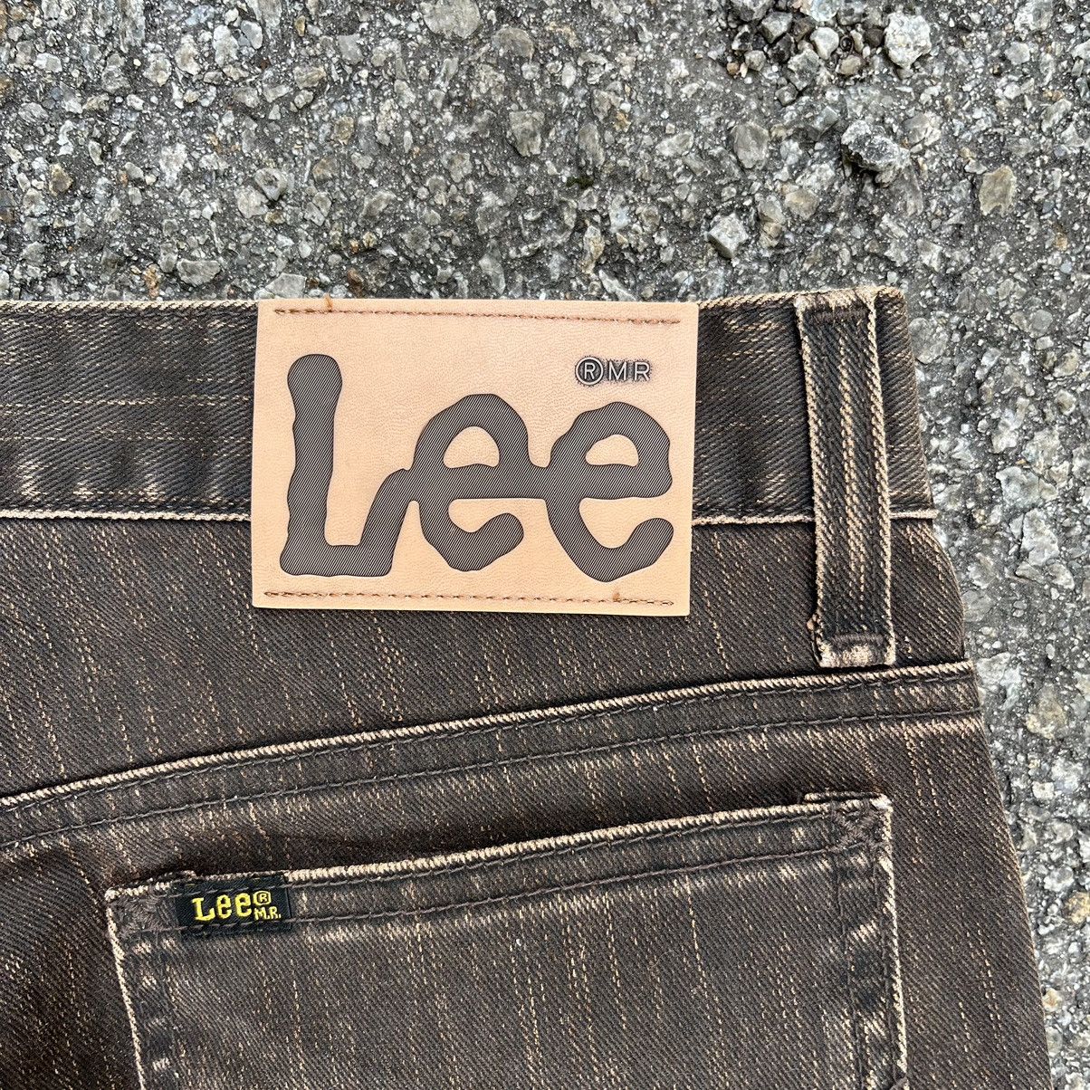 Japanese Brand Flared Lee Jeans Clawmark Faded Brown Bootcut Pants Size US 32 / EU 48 - 12 Thumbnail