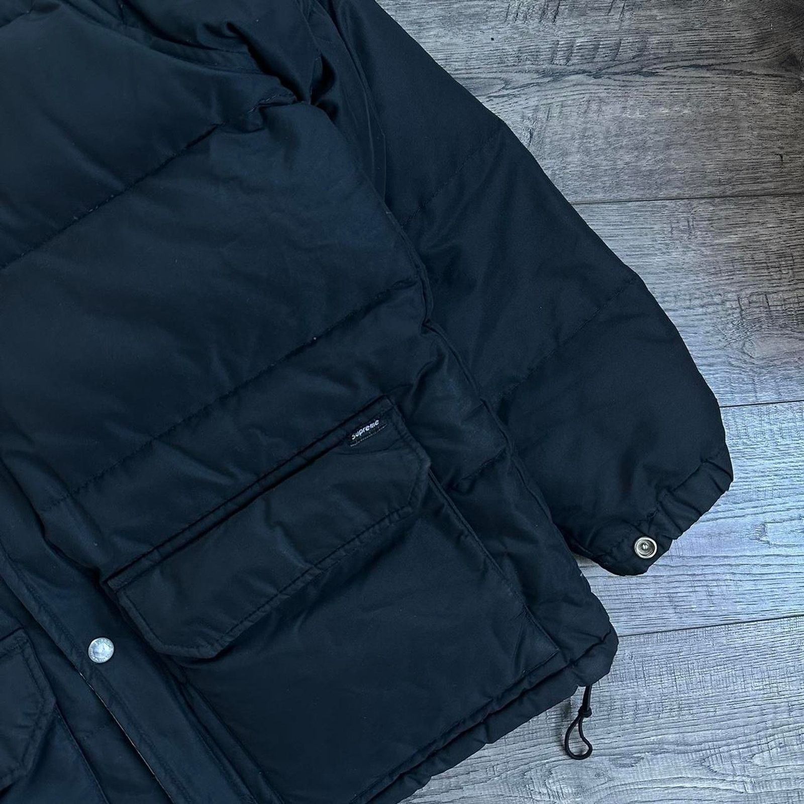 Supreme × Vintage Rare 90s - 00s Supreme Down Hooded Puffer Jacket Parka Coat Size US M / EU 48-50 / 2 - 3 Thumbnail