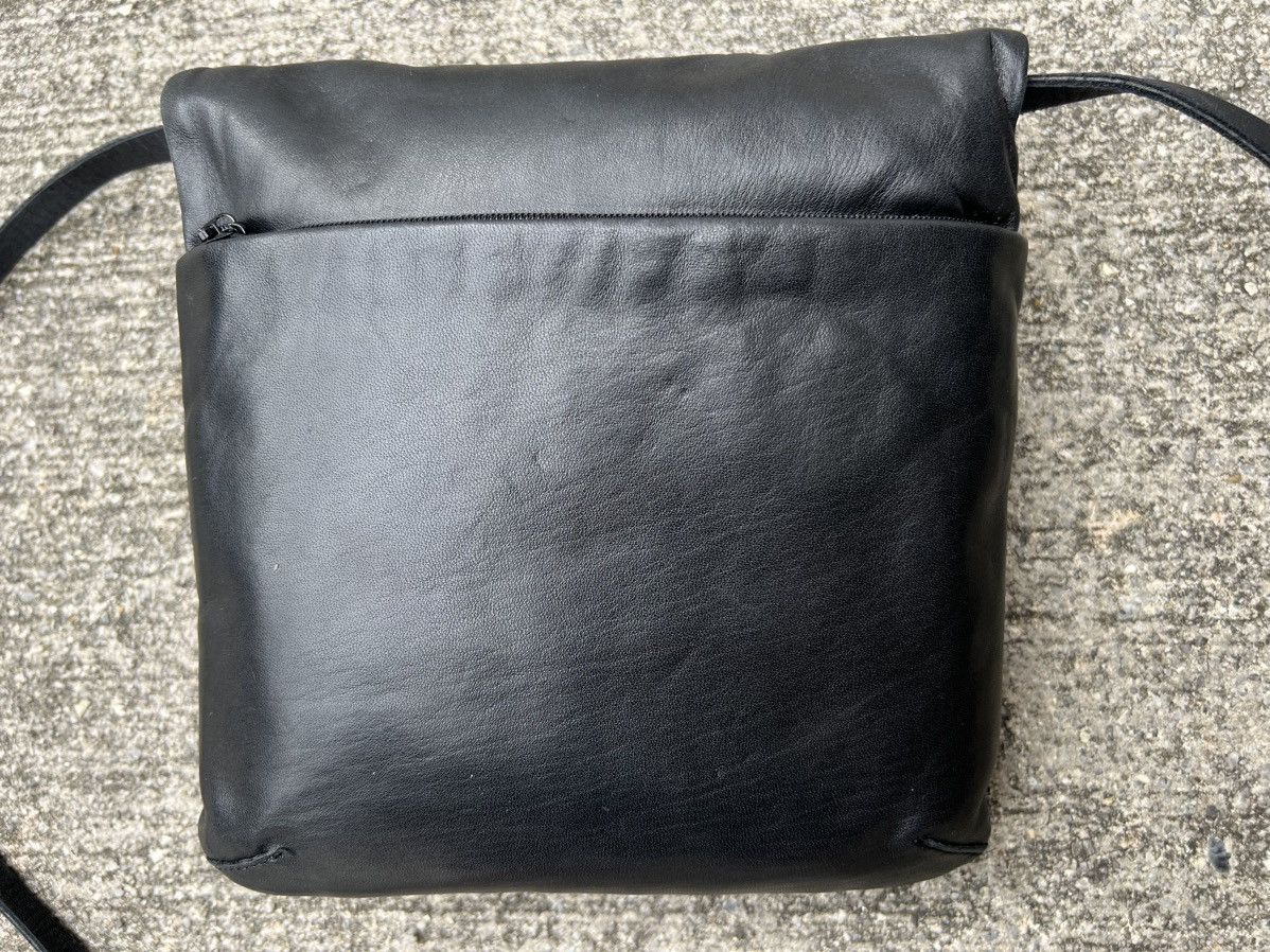 Leather Tsumori Chisato Japan Patina Black Leather Carry Bag Size ONE SIZE - 12 Thumbnail