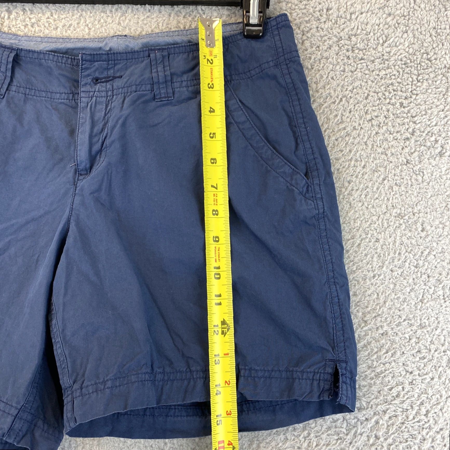 Vintage Women's Columbia Navy Shorts Size 6 Pockets Blue 52-47 Size 28" / US 6 / IT 42 - 5 Thumbnail