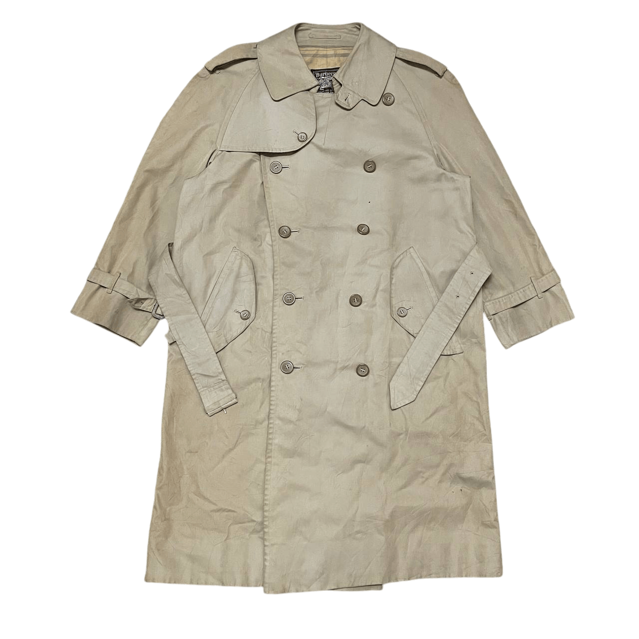 Burberry Vintage Burberry Trench Coat Double Breasted Size US M / EU 48-50 / 2 - 2 Thumbnail