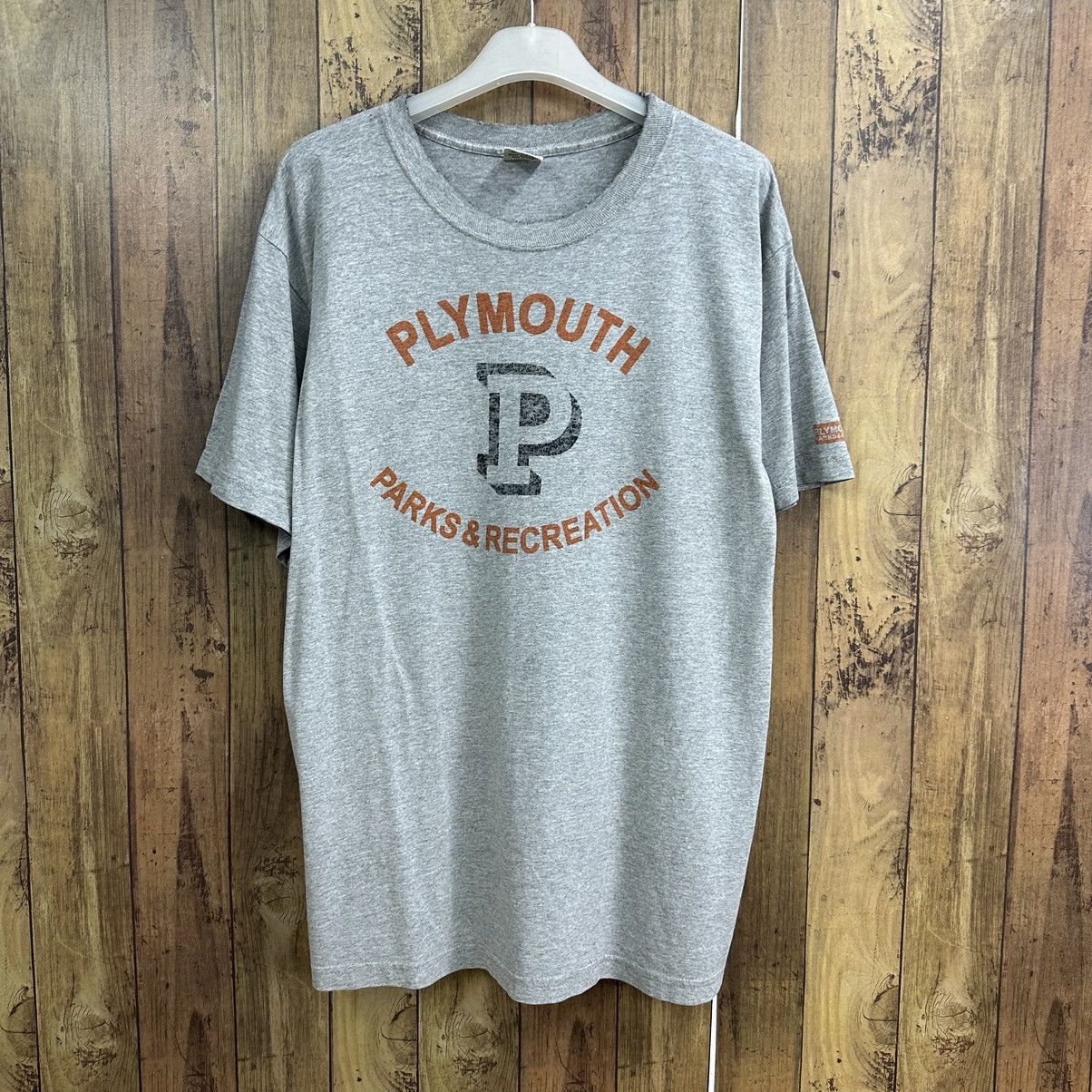 American Apparel Vintage Plymouth Park and Recreation Tshirt A812 Size US M / EU 48-50 / 2 - 1 Thumbnail