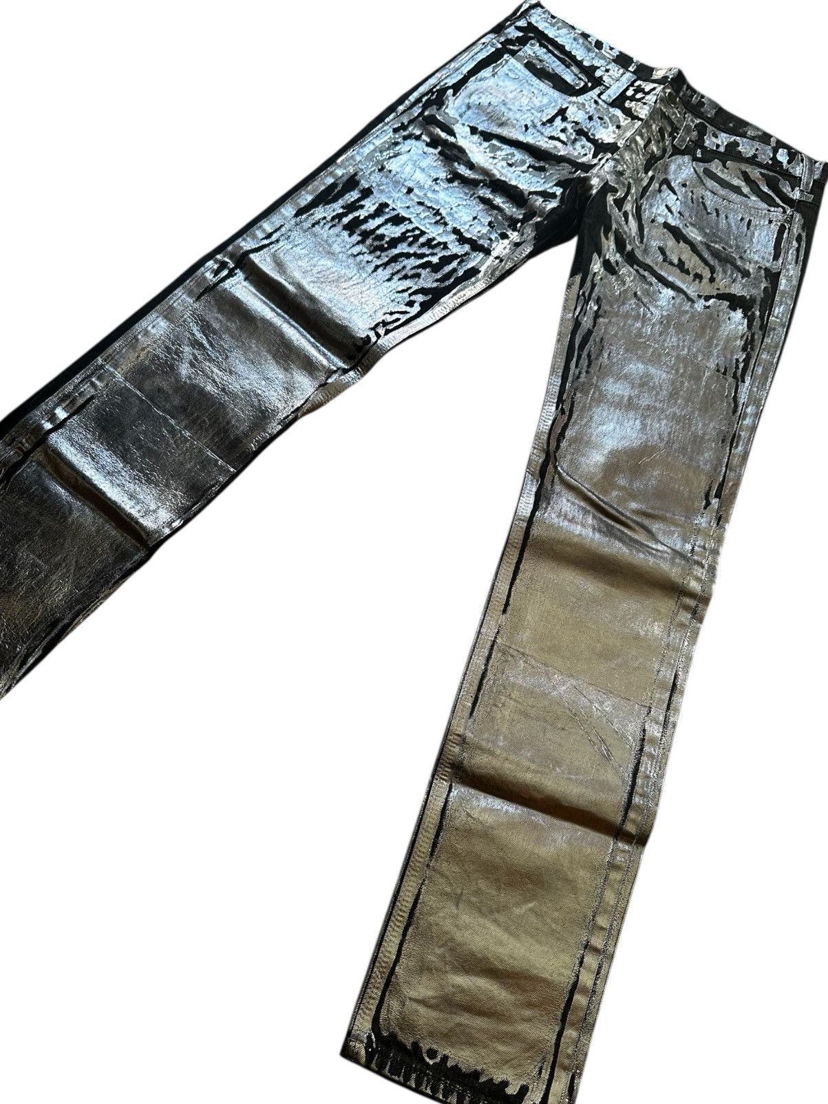 Neil Barrett Neil Barret 2005 Waxed Denim Size US 30 / EU 46 - 4 Thumbnail