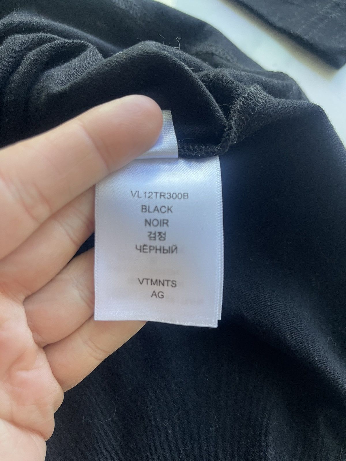 VTMNTS VTMNTS Long Sleeve T-Shirt Size US L / EU 52-54 / 3 - 8 Thumbnail
