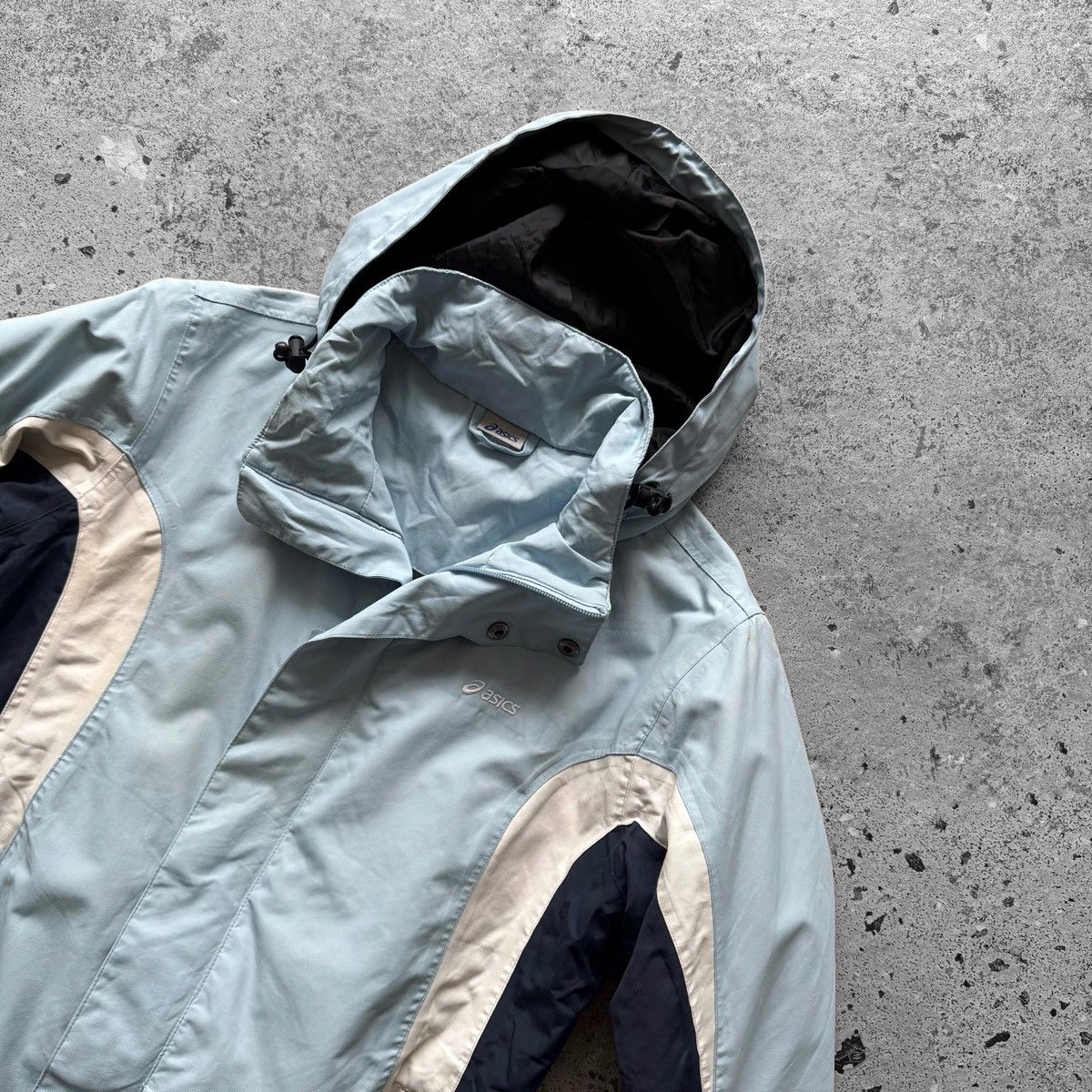 Asics Asics Wmns Vintage Ski Jacket Light Blue Hooded Winter Size M / US 6-8 / IT 42-44 - 4 Thumbnail