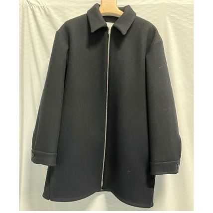 ジャケット・アウター Jil Sander 00s Melton Wool Coat Jil Sander Vintage Women's Black Wool Coat Jacket size 36 | eBay