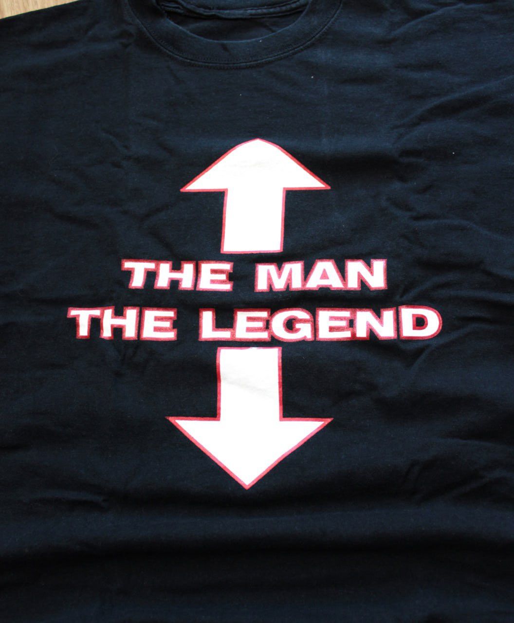 Vintage 🔥 The Man Legend Vintage Humor Y2K Japan USA T Shirt Tee Size US M / EU 48-50 / 2 - 2 Thumbnail