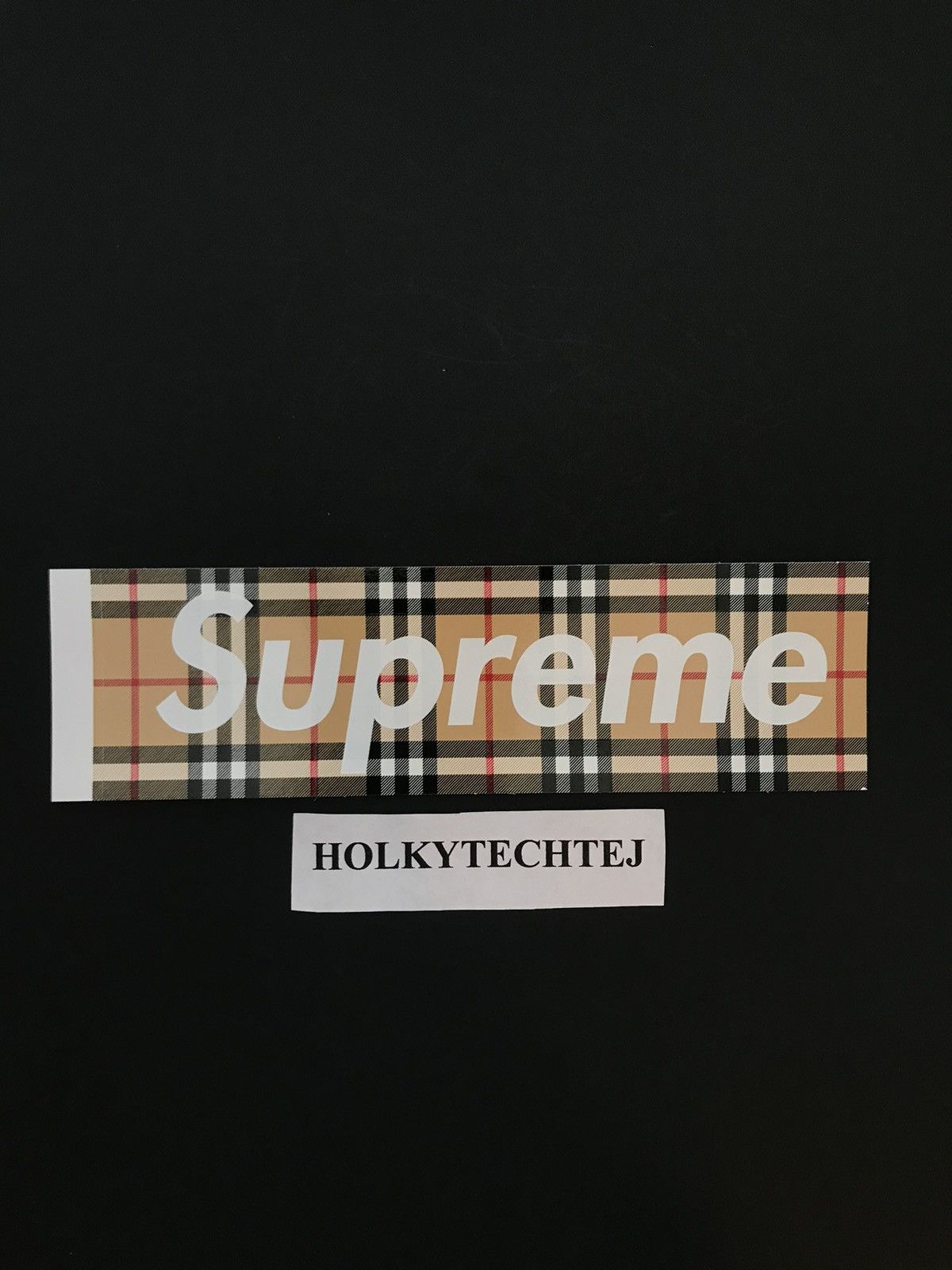 Supreme Supreme Burberry Box Logo Sticker Size ONE SIZE - 1 Preview