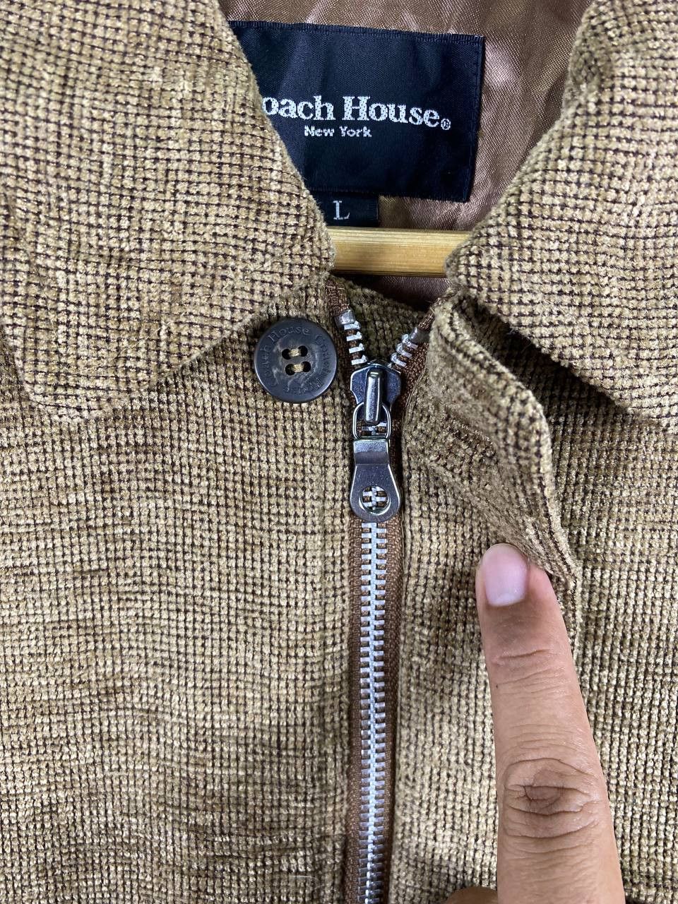 Coach coach house waffle design jacket nice design Size US L / EU 52-54 / 3 - 5 Thumbnail
