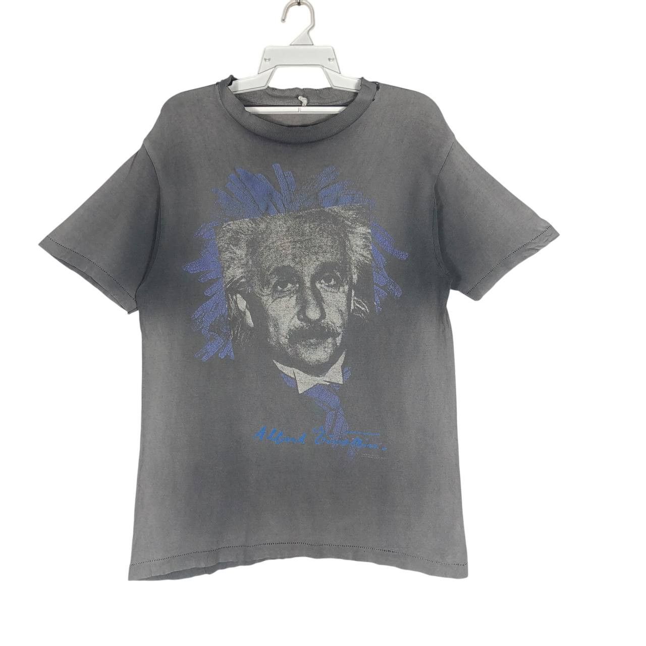 Arts & Science Vintage 90's Albert Einstein Graphic Distressed Art T-Shirt Size US L / EU 52-54 / 3 - 1 Thumbnail