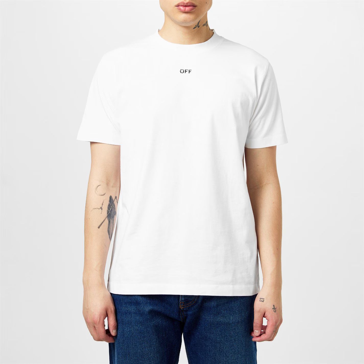 Off-White o1g2r1mq0226 Stamp Skate T-Shirt In White Size US S / EU 44-46 / 1 - 5 Thumbnail