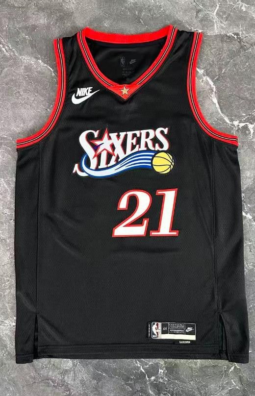 NBA Philadelphia 76ers #21 Joel Embiid Jersey 26 Size US M / EU 48-50 / 2 - 1 Thumbnail