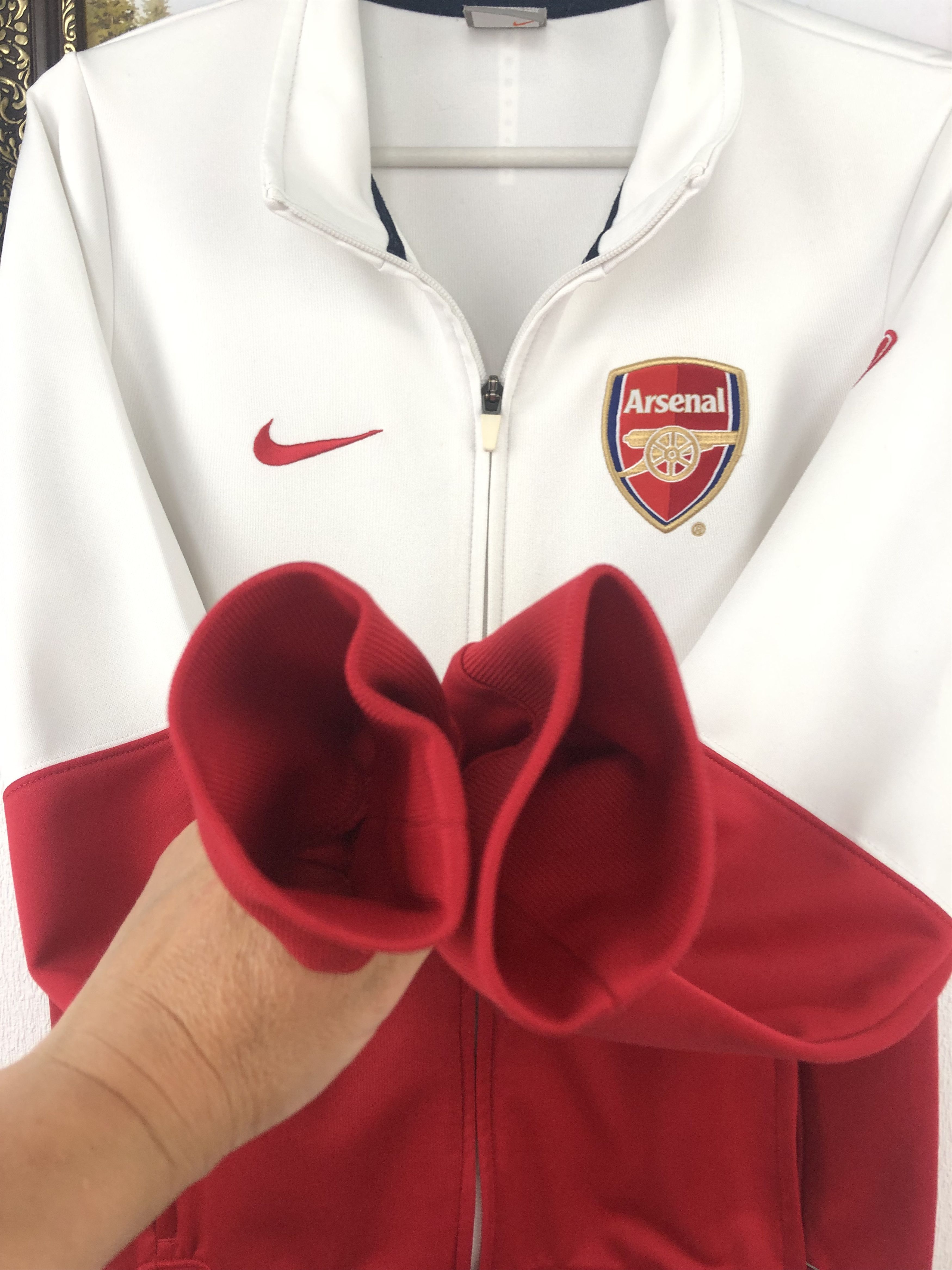 Nike Vintage Arsenal Football Jacket Soccer Track Top Gunners Size US S / EU 44-46 / 1 - 8 Thumbnail