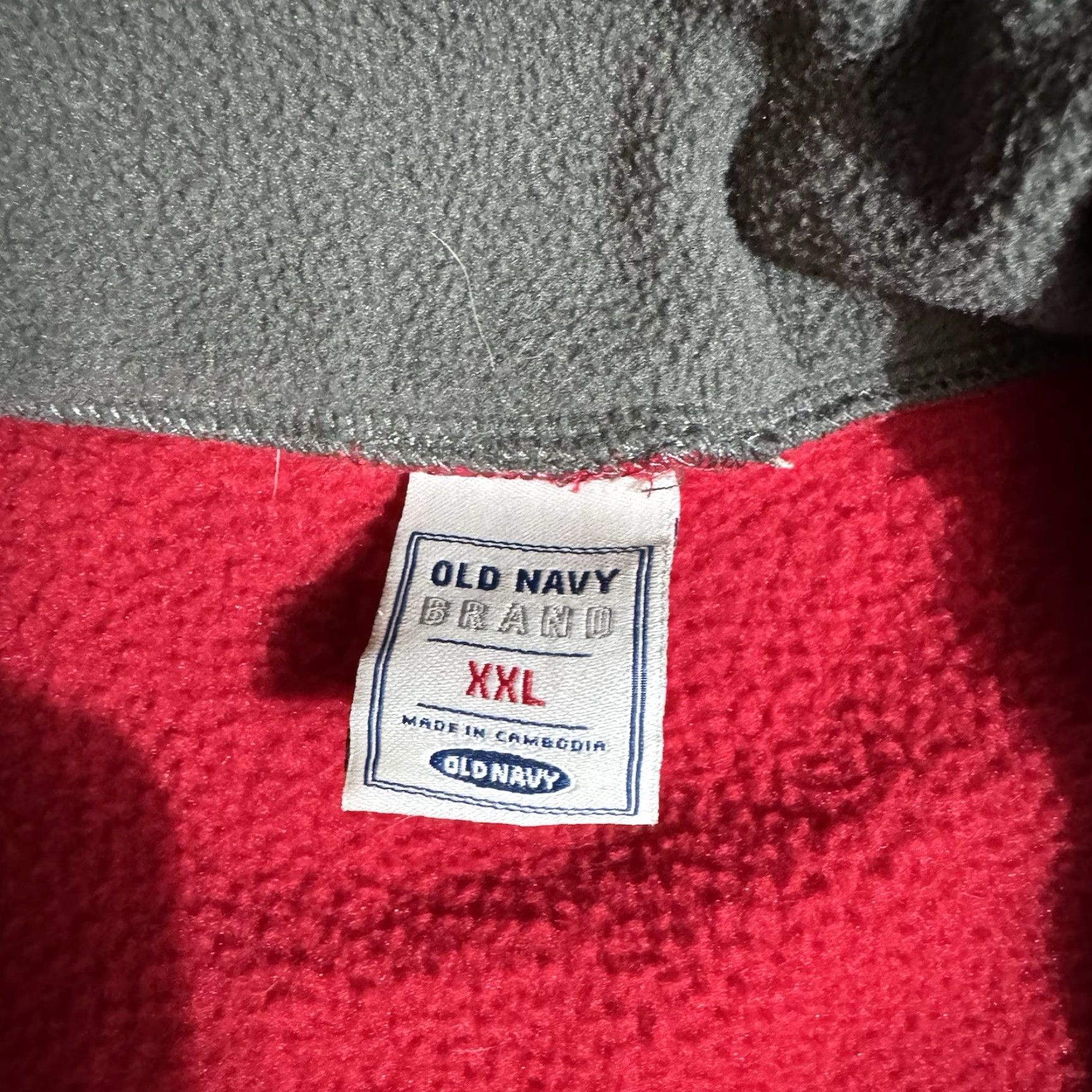 Old Navy VINTAGE Old Navy Fleece Jacket Mens 2XL 1/4 Zip Embroidered Red Polyester Zip KnIT Gorpcore Windbreaker Size US XXL / EU 58 / 5 - 7 Thumbnail