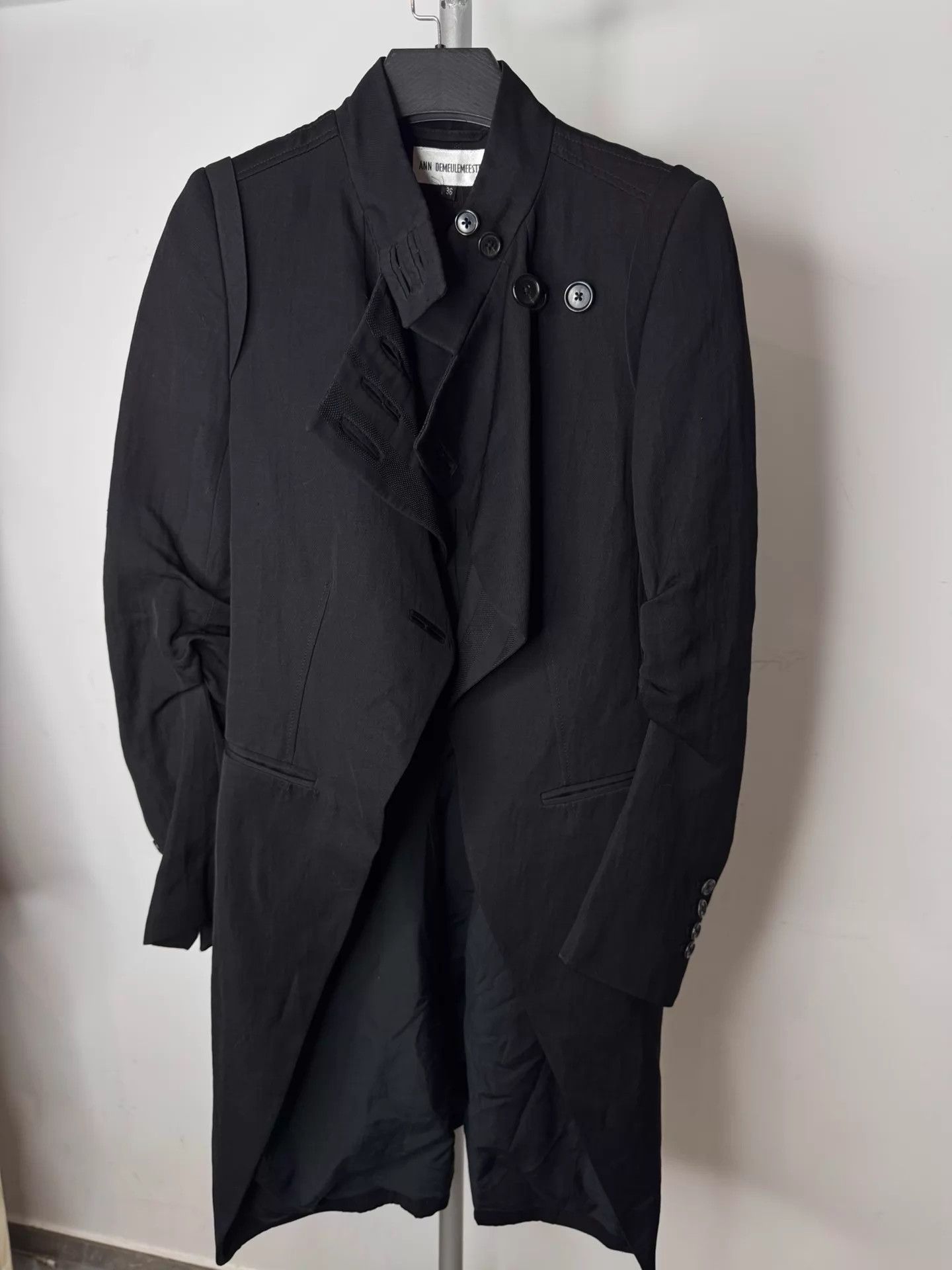 Ann Demeulemeester AnnDemeulemeester 05SS Napoleon Wool ElbowPleats 36W Size XS / US 0-2 / IT 36-38 - 7 Thumbnail