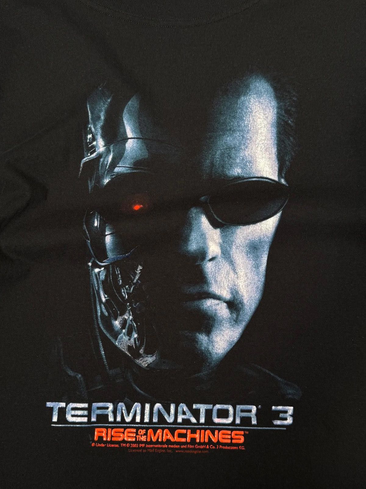 Designer 2003 Terminator 3 Rise of The Machine Tee Size ONE SIZE - 2 Thumbnail