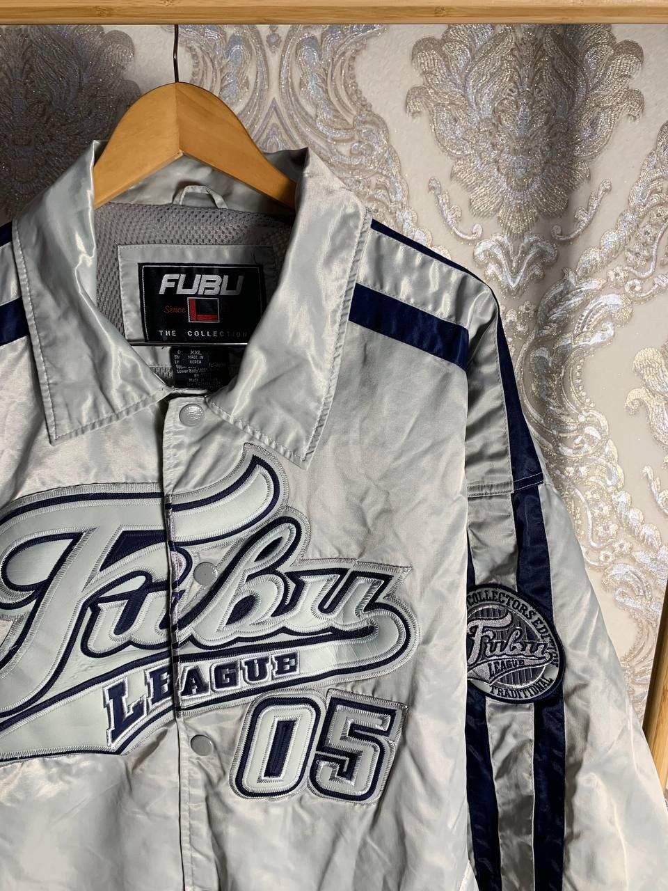 Fubu VERY RARE FUBU SKATEBOARD NYLON BOMBER JACKET RETRO 90s SK8 Size US XXL / EU 58 / 5 - 2 Thumbnail