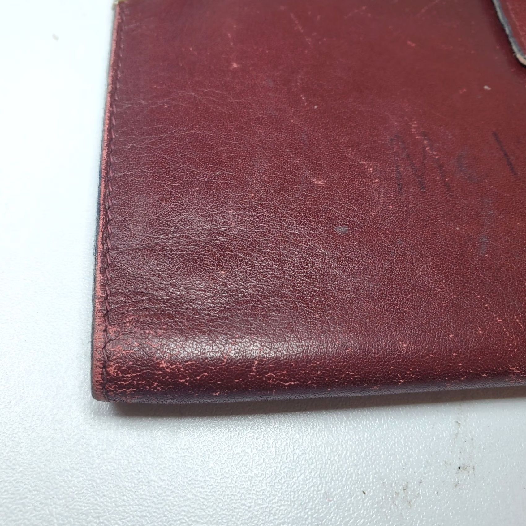 Vintage VINTAGE Mila Schon Wallet Bi-fold Red Leather 8x4 in Women 90s Retro Designer Size ONE SIZE - 4 Thumbnail