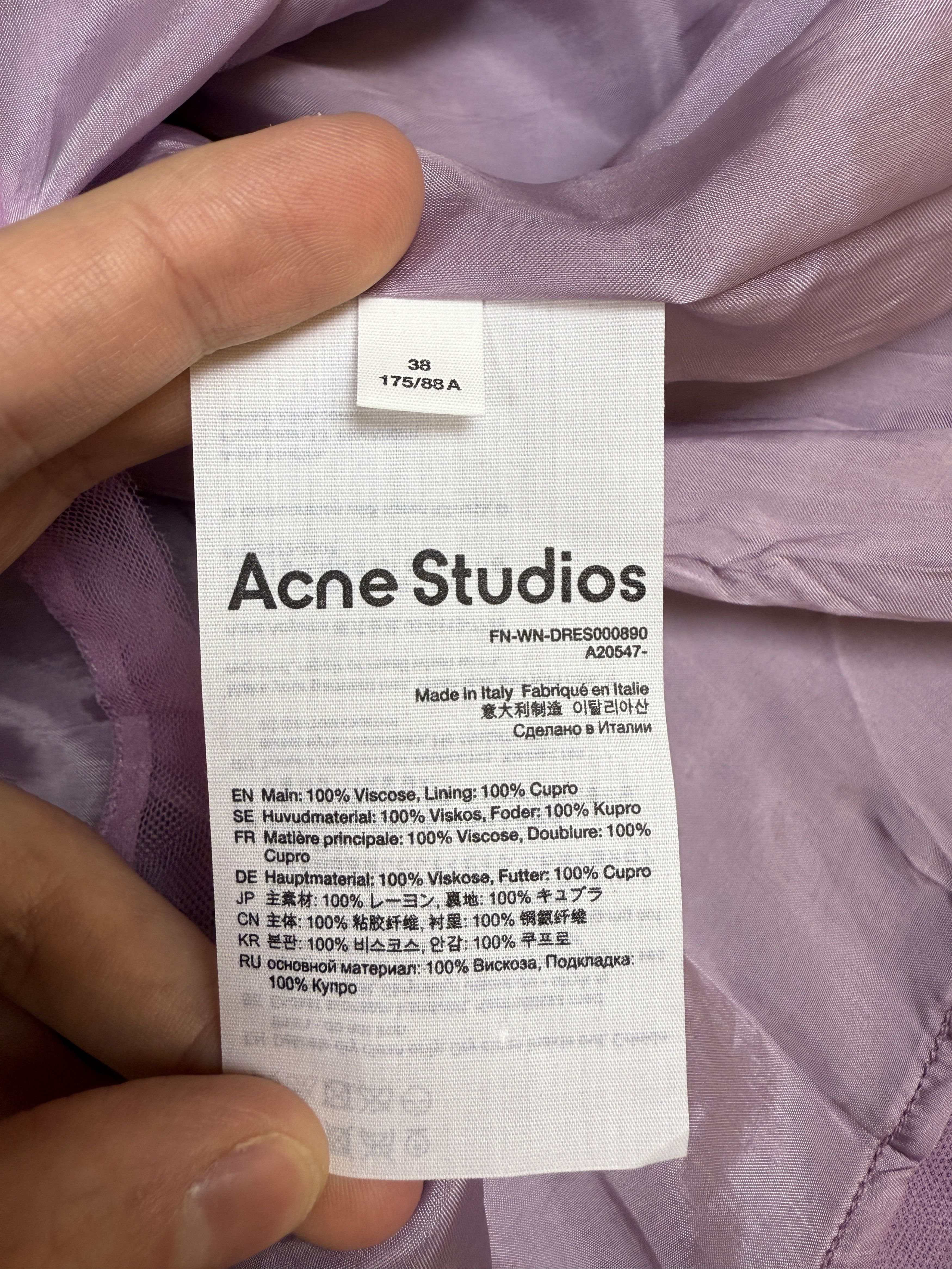 Acne Studios $580 Acne Studios Printed Slip Mini Dress Size M / US 6-8 / IT 42-44 - 10 Thumbnail