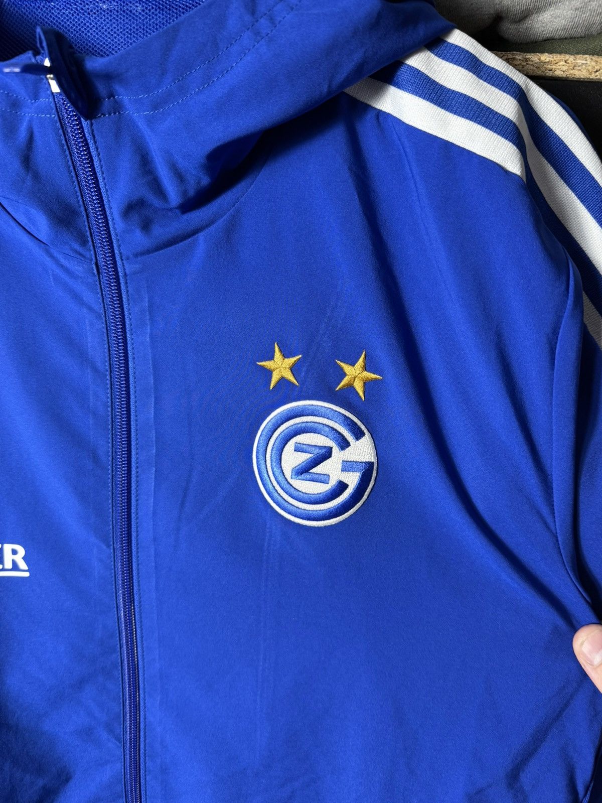Adidas Adidas Grasshopper Zurich Jacket Blue Football Soccer Zip Size US M / EU 48-50 / 2 - 11 Thumbnail