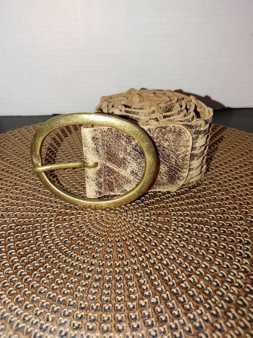 Calvin Klein Calvin Klein Leather Belt Size Small Size ONE SIZE - 1 Thumbnail