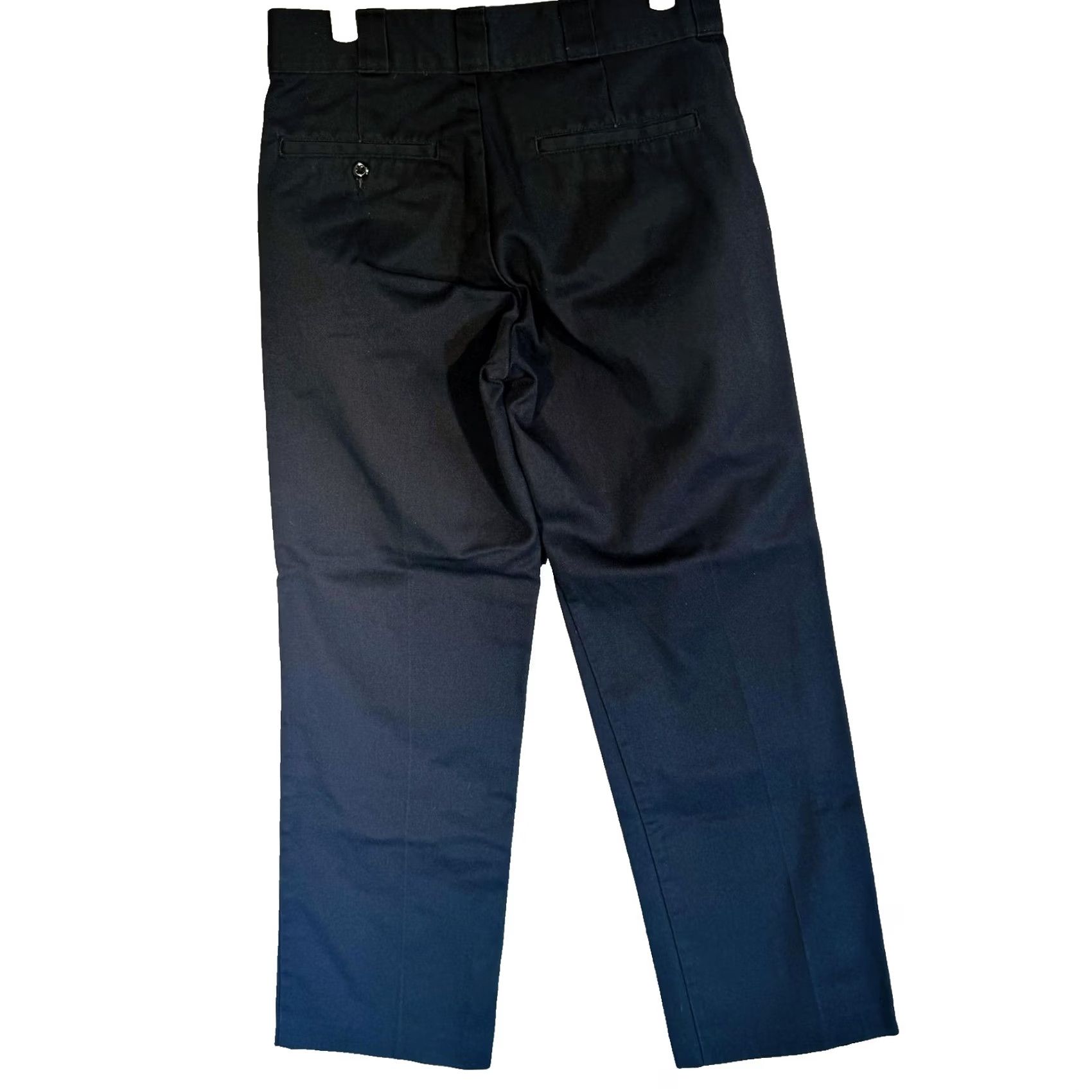 Dickies Dickies 874 Original Fit Jeans Mens 30x34 Black Canvas Zip Fly Straight Size US 30 / EU 46 - 7 Thumbnail