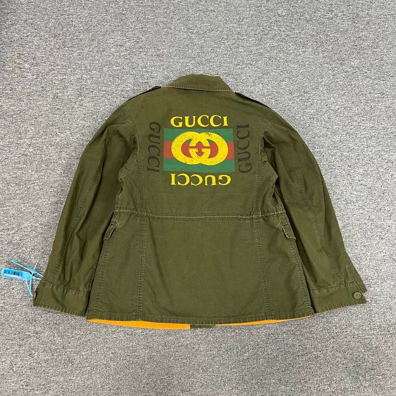 Gucci Gucci Classic red and green striped M65 jacket 2502-Nextarr Size US S / EU 44-46 / 1 - 1 Thumbnail