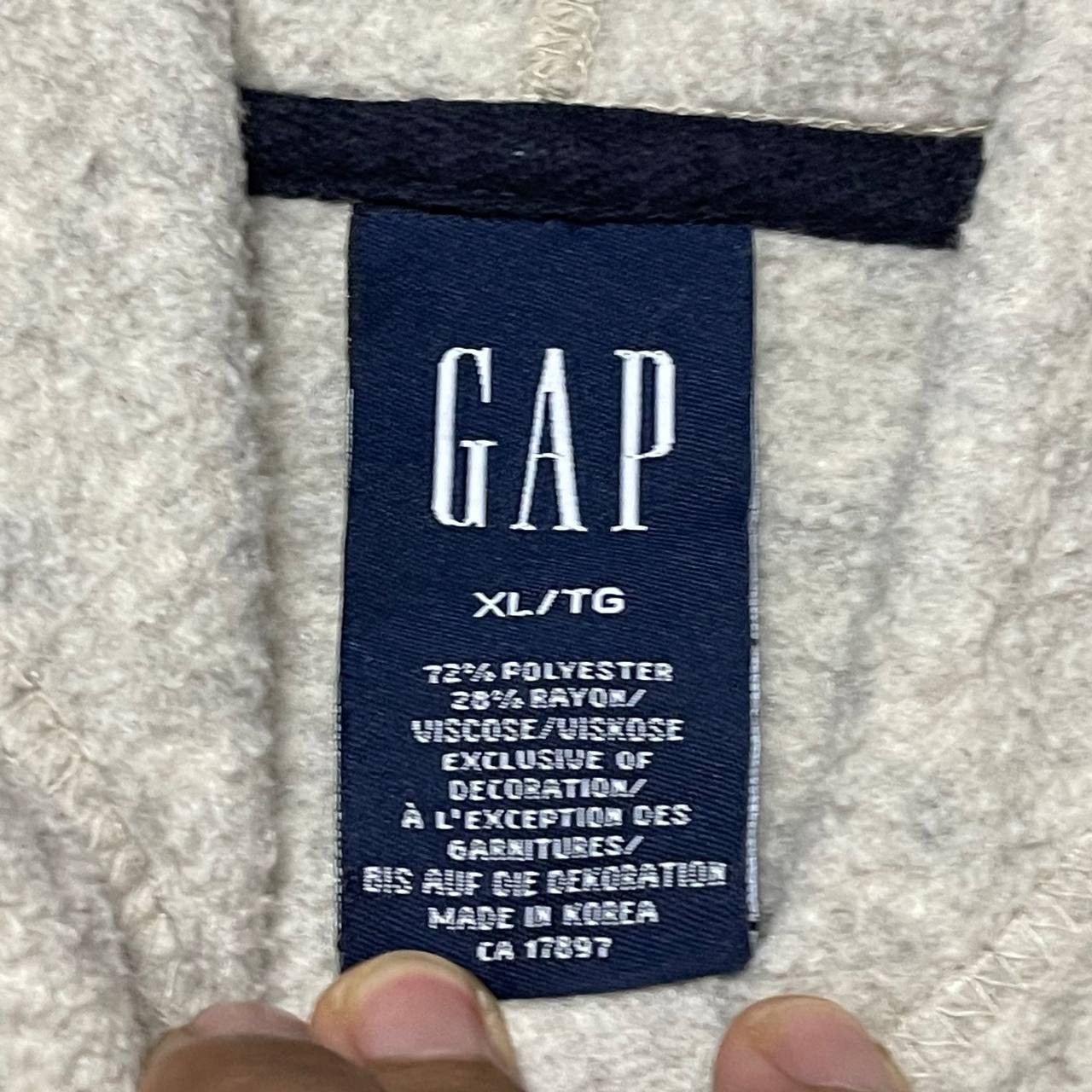 Gap Vintage Gap Fleece Hoodie Size US XL / EU 56 / 4 - 6 Thumbnail