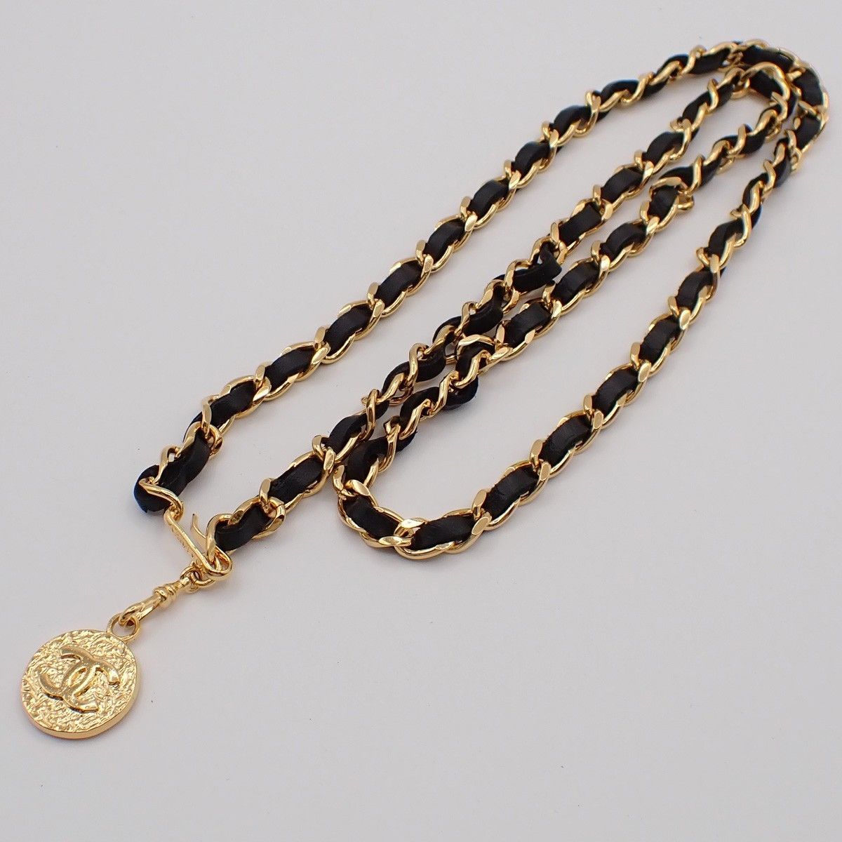 Chanel Chanel Medallion Chain Link Belt Metal Size ONE SIZE - 1 Thumbnail