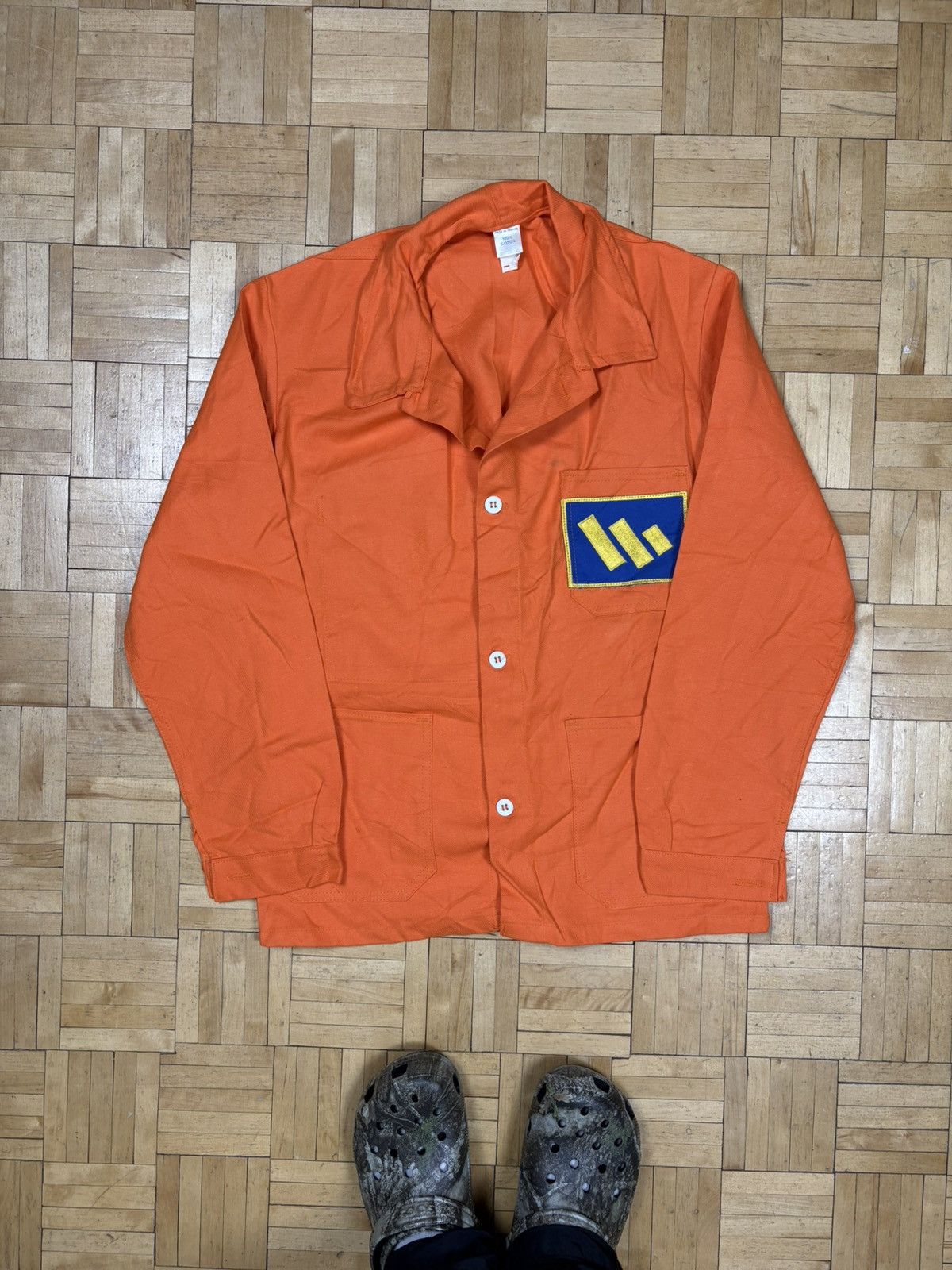 Vintage Vintage 70s French Chore Coat Utility Jacket, Size S Size US S / EU 44-46 / 1 - 1 Thumbnail