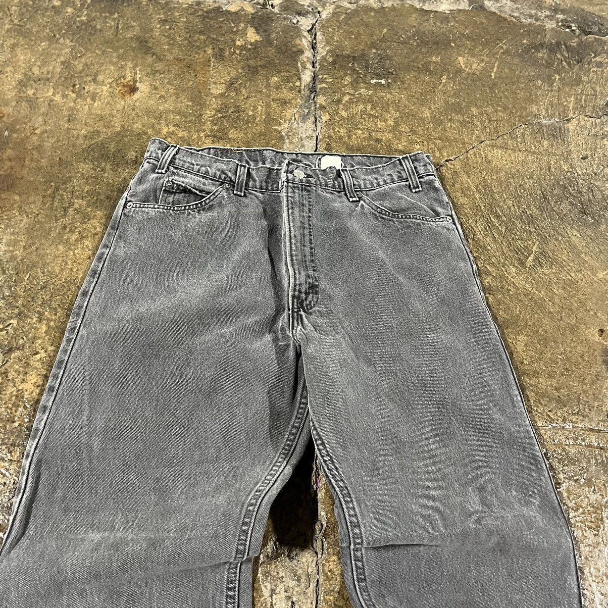 Levi's × Vintage Crazy Vintage 90s Levi's 550 Faded Black Essential Jeans Size US 34 / EU 50 - 8 Thumbnail