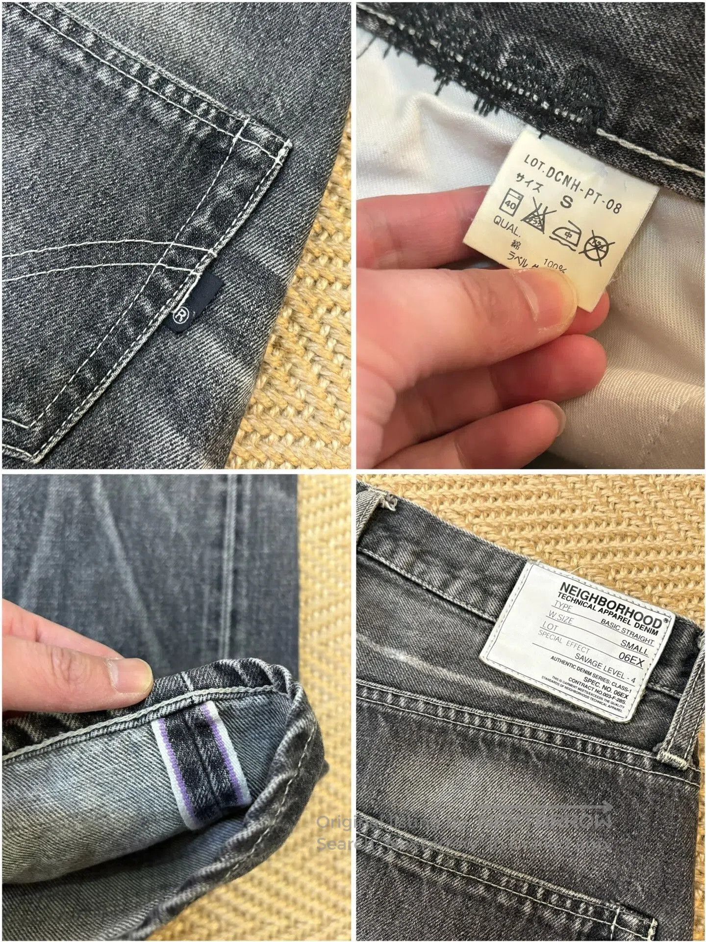 Neighborhood NEIGHBORHOOD 06EX KNEEL Distressed Jeans. Size US 26 / EU 42 - 8 Thumbnail