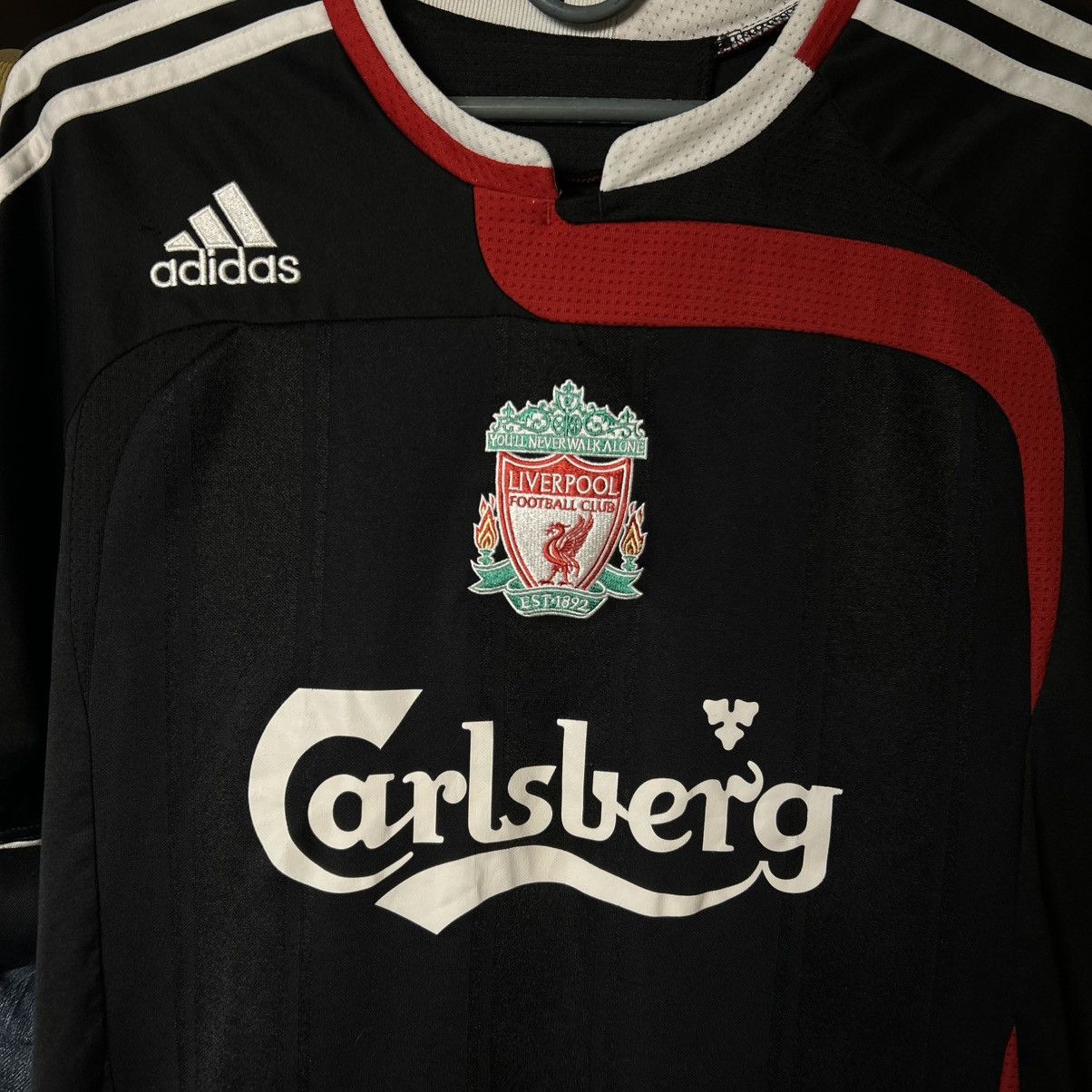 Adidas Vintage Adidas FC Liverpool 2007 Home carlsberg soccer jerse Size US S / EU 44-46 / 1 - 2 Thumbnail