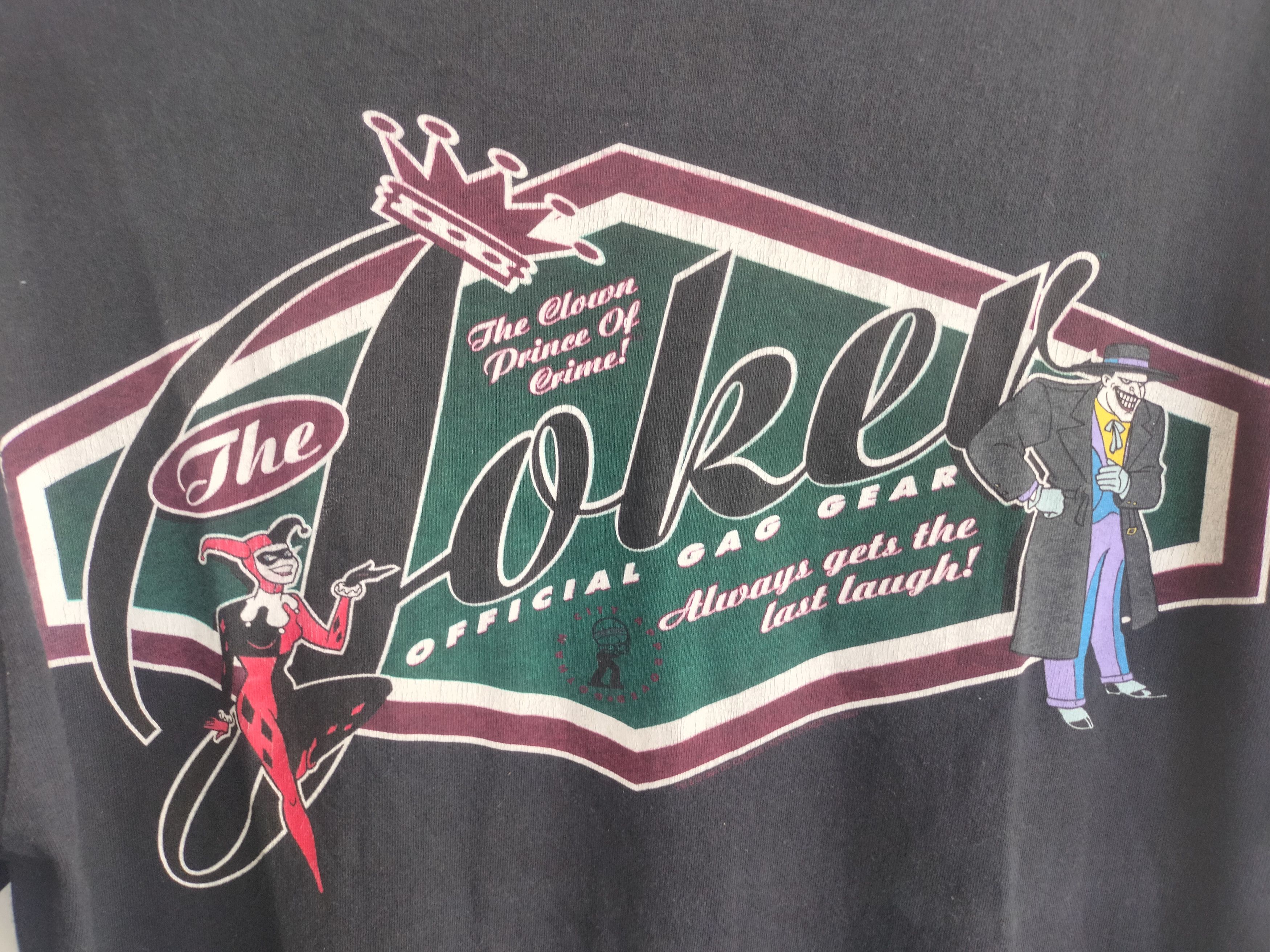 Vintage RARE! VINTAGE BATMAN ANIMATED JOKER HARLEY CARTOON 90`S TEE Size US L / EU 52-54 / 3 - 3 Thumbnail